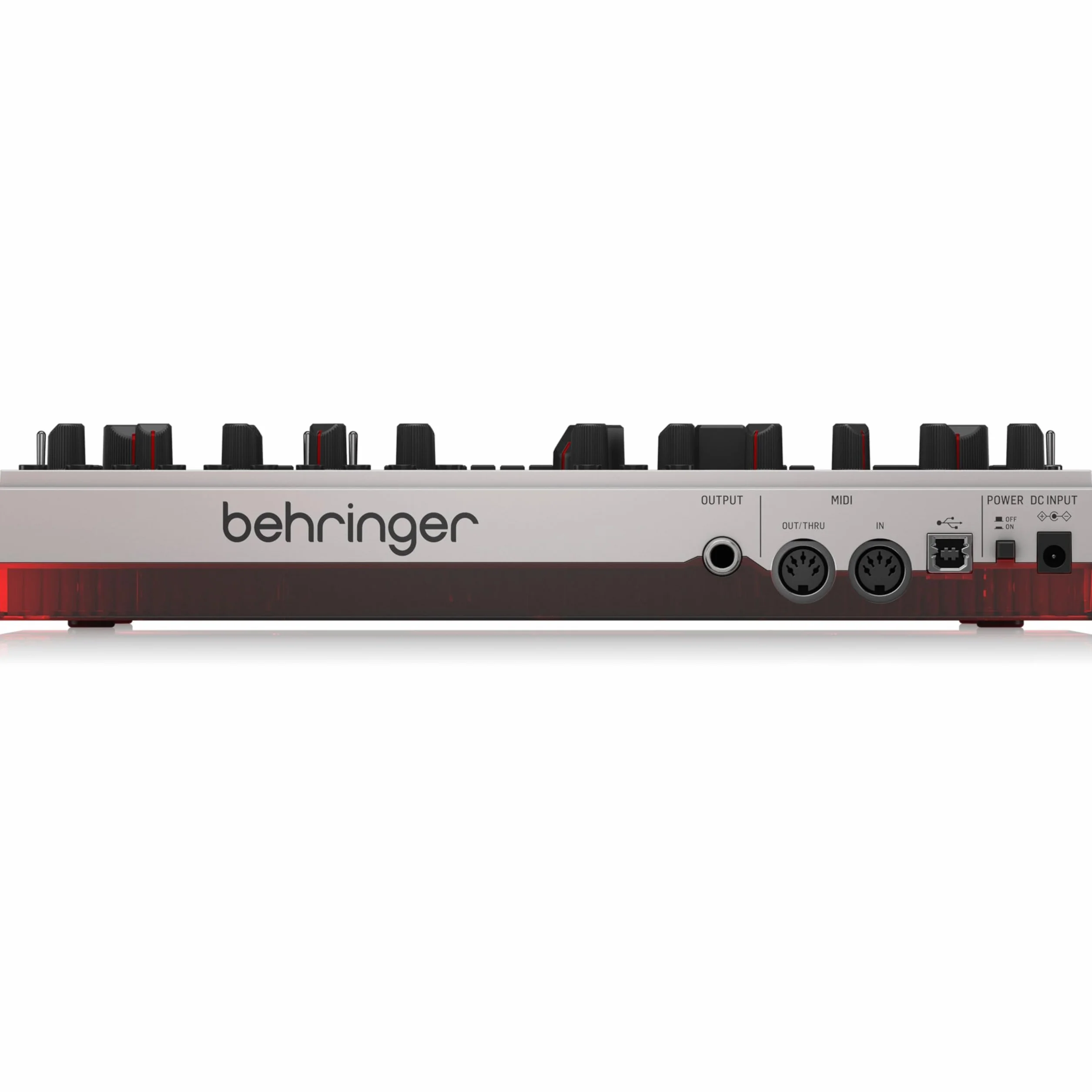 Sintetizador de línea de bajo analógico Behringer TD-3-MO-SR "Modded Out" con VCO, VCF controlable por MIDI y oscilador de subarmónicos