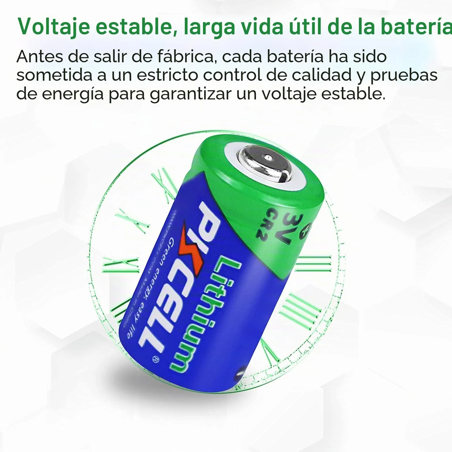 PKCELL Pilas de Litio CR2 3V 850mAh Paquete de 4 para Cámaras