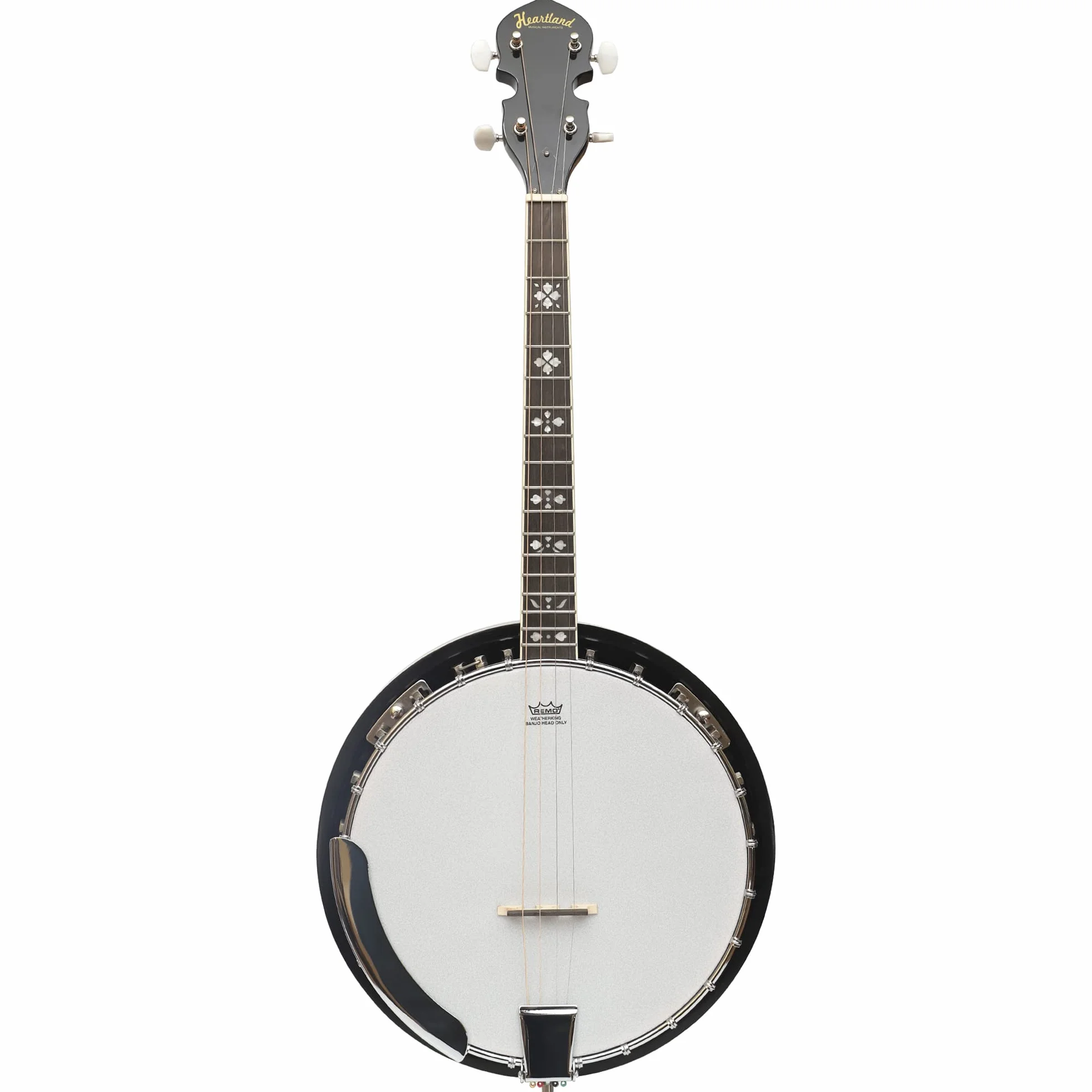 Heartland 4 cuerdas 17 trastes irlandés tenor banjo serie con acabado cerrado sólido Sunburst