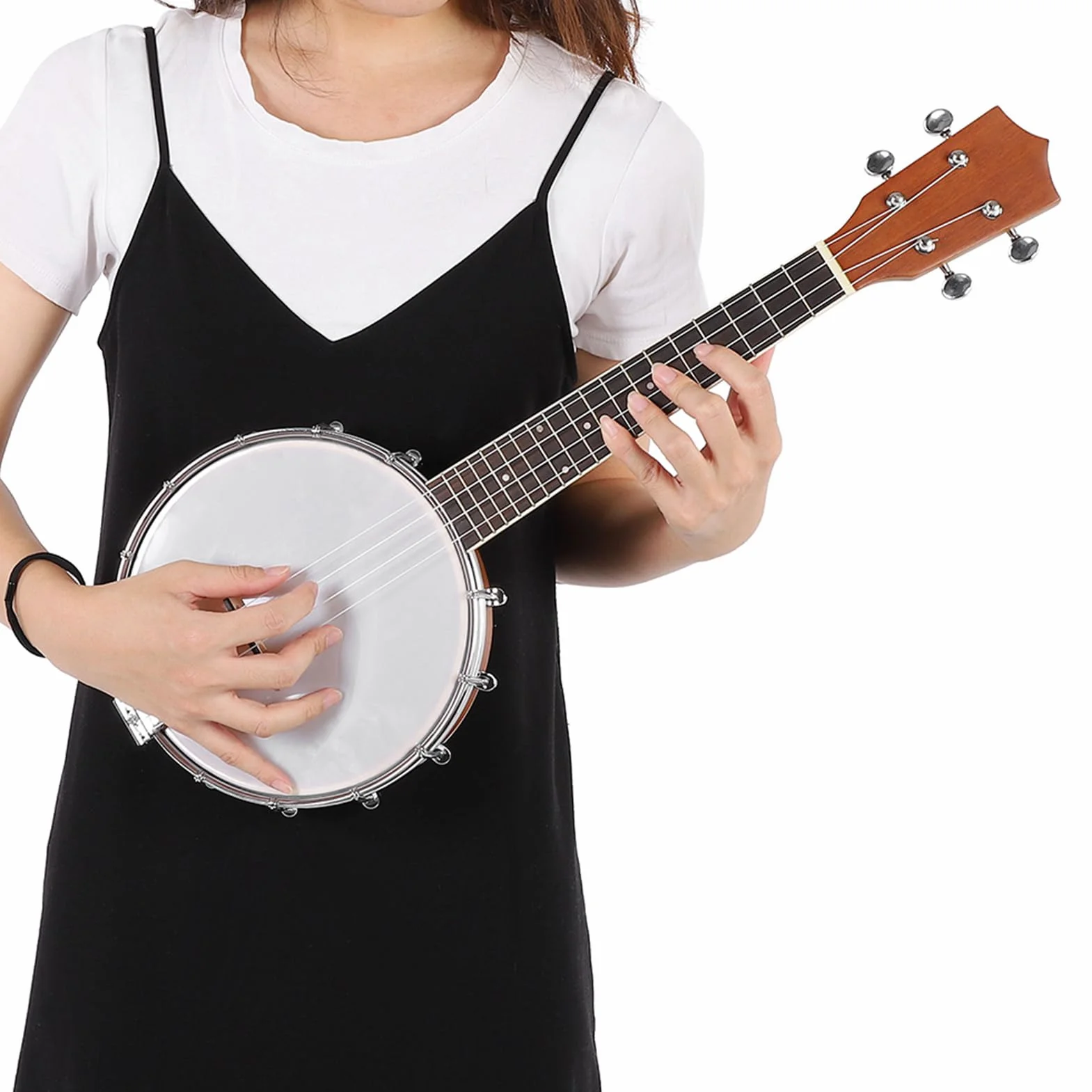 Alomejor Banjo de 4 Cuerdas Conjunto de Robusta
