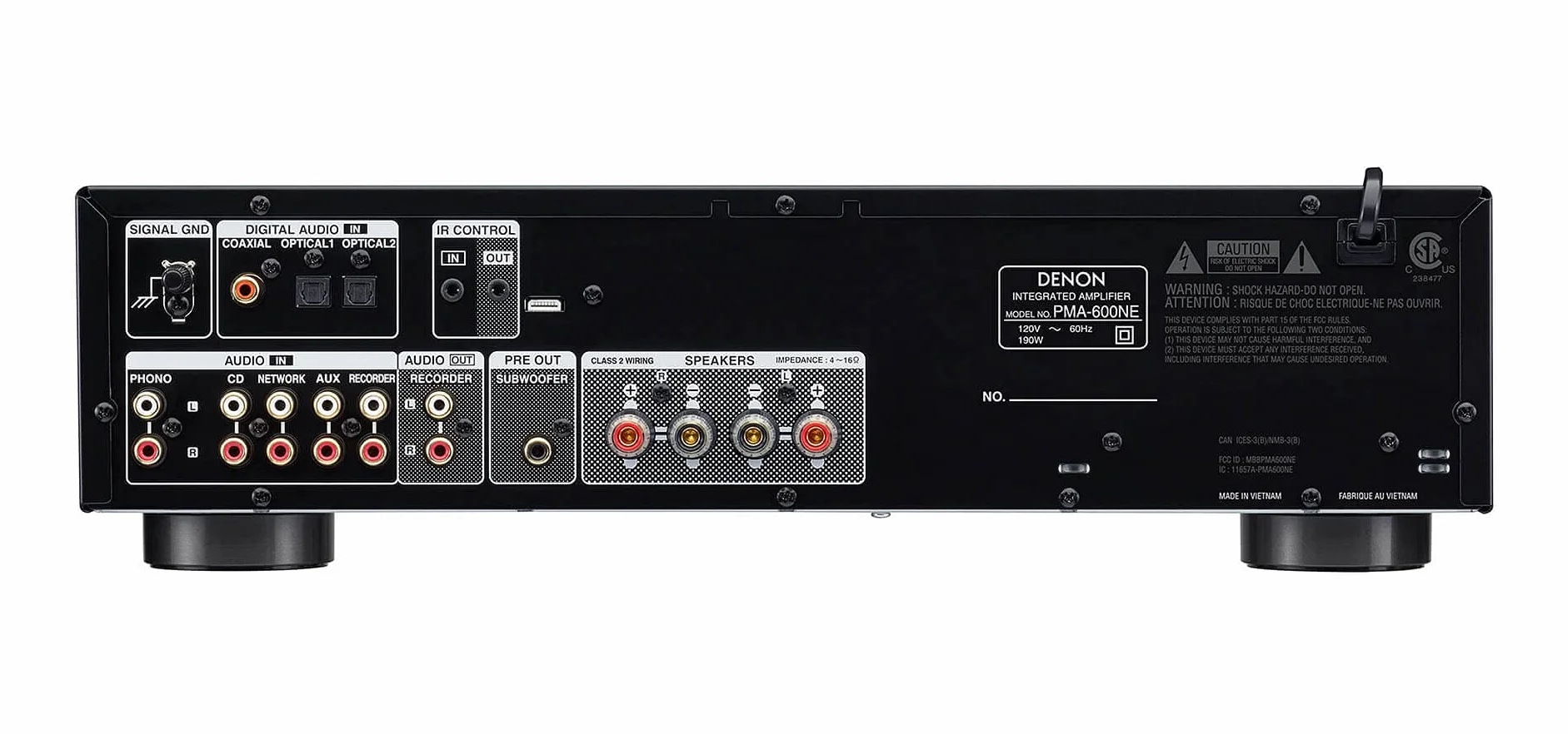DENON Amplificador, Plata, Talla única