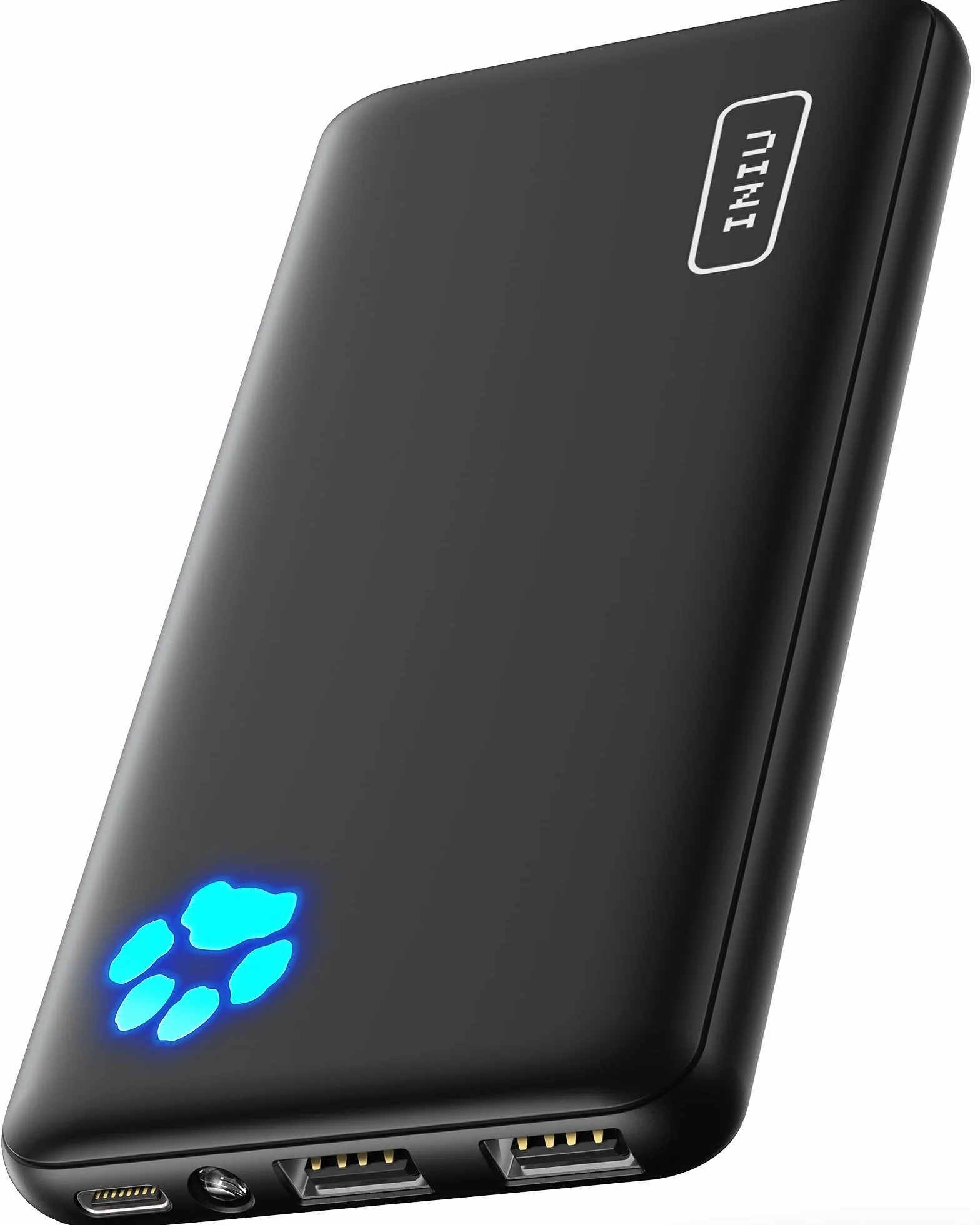 INIU Power Bank 10000mAh Triple 3A Alta Velocidad USB-C Bateria Externa Portatil con Linterna