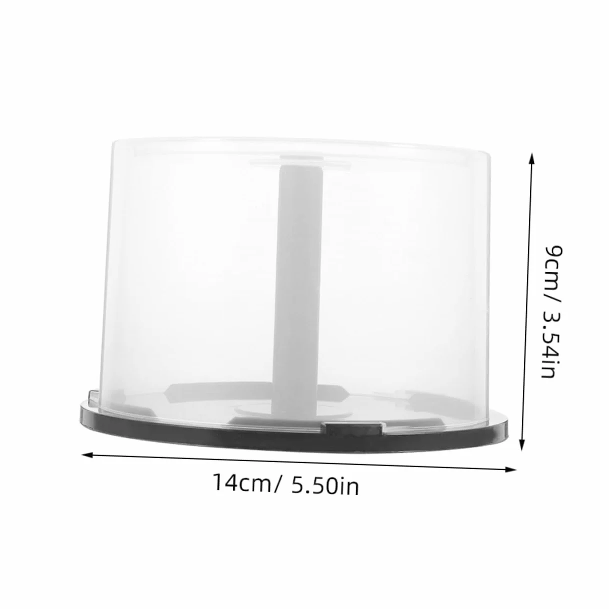 Cabilock 2piezas Caja De Almacenamiento De Cd Transparente De Plástico Organizador De Discos Con Tapa Capacidad Para Cd Dvd Para Mantener Tu Colección Ordenada y Protegida