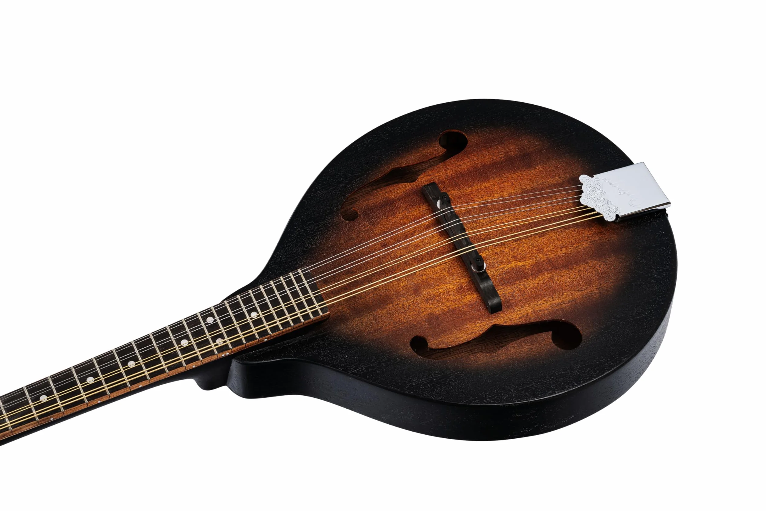 Ortega Caoba mandolina, acabado satinado Sunburst Poro Abierto de época, RMA5VS