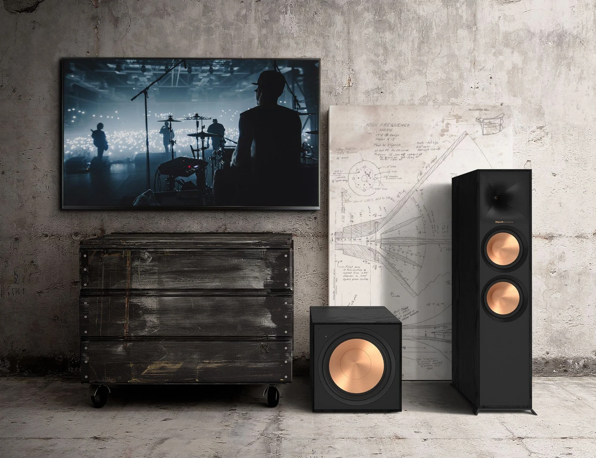 Klipsch R-121SW Black - Subwoofer activo de 12 pulgadas en color negro amplificador digital 200W/400W