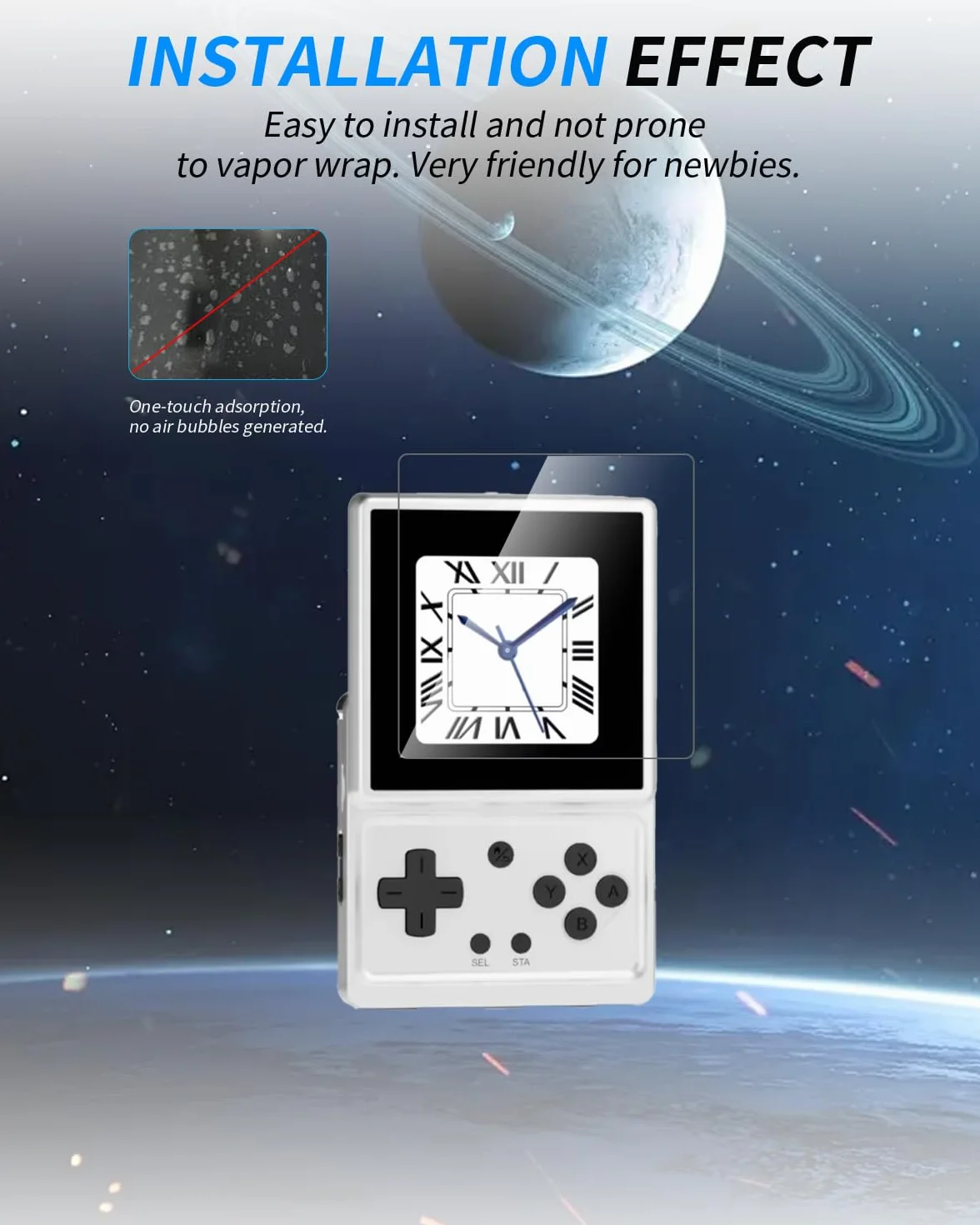 Protector de pantalla para Anbernic RG Rotate Retro Handheld 3,5 pulgadas, película de PET suave, paquete de 3 unidades