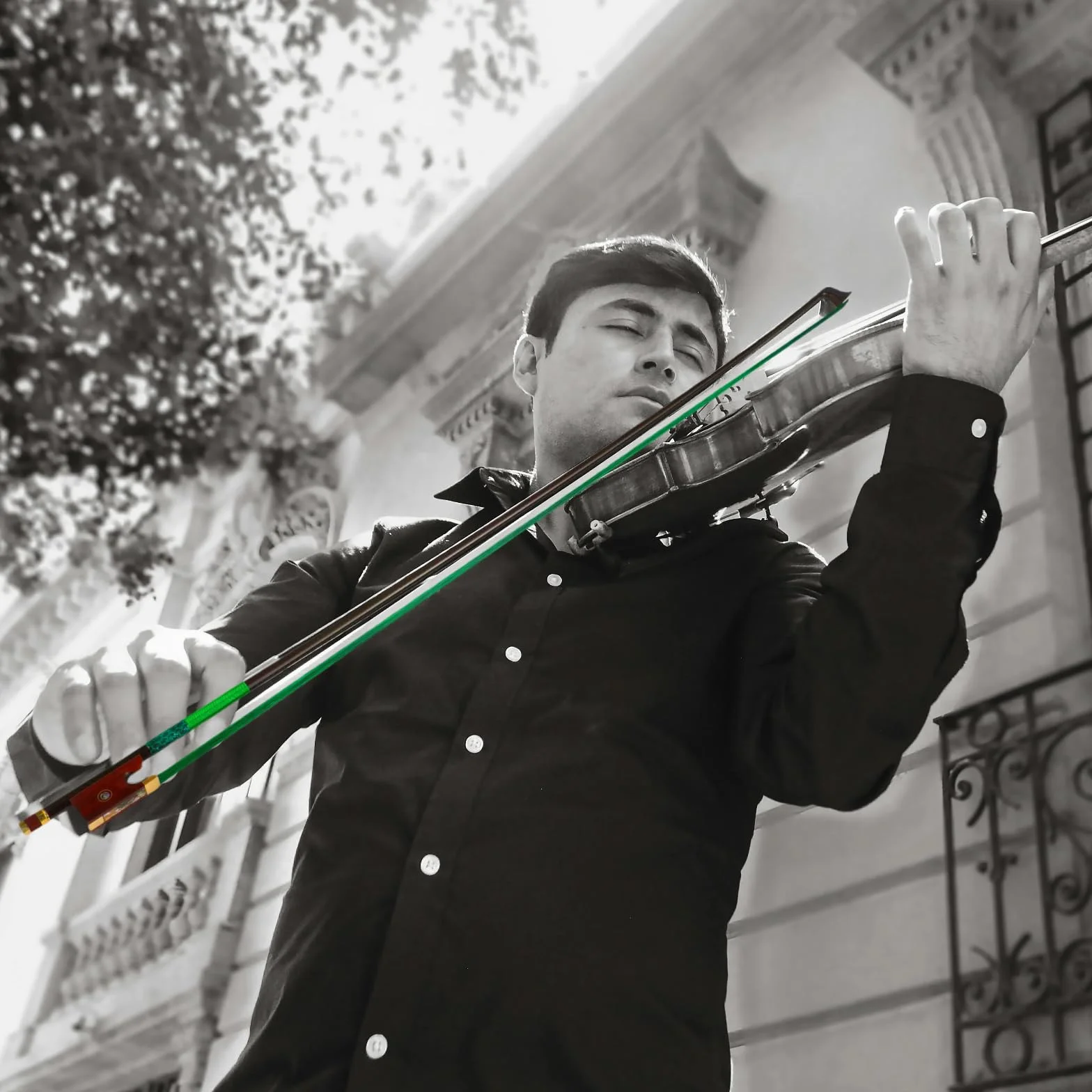 Arco para violín de fibra de carbono 4/4, ultraligero e irrompible con crin de caballo de colores, incrustaciones de rana de madera de serpiente y nácar, grado profesional para viajes y actuaciones