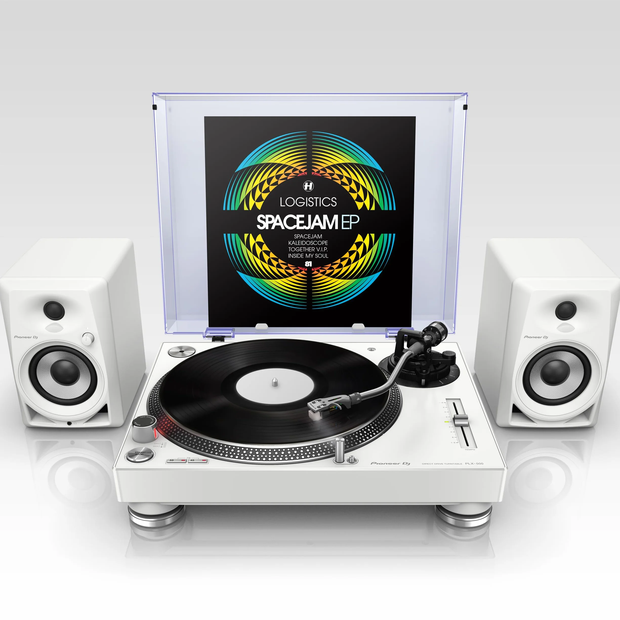Pioneer DJ DM-40-W Monitores de estudio blancos