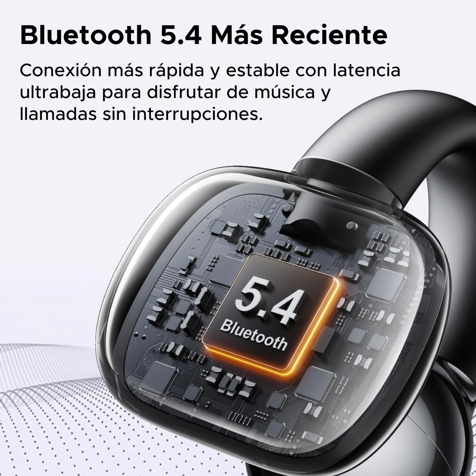 UGREEN HiTune S3 Auriculares Inalámbricos Audifonos Deportivos Auriculares Abiertos con Clip y Cancelación de Ruido ENC 30H de Reproducción Bluetooth 5.4 Carga Rápida USBC HiFi IPX5 Impermeable Negro