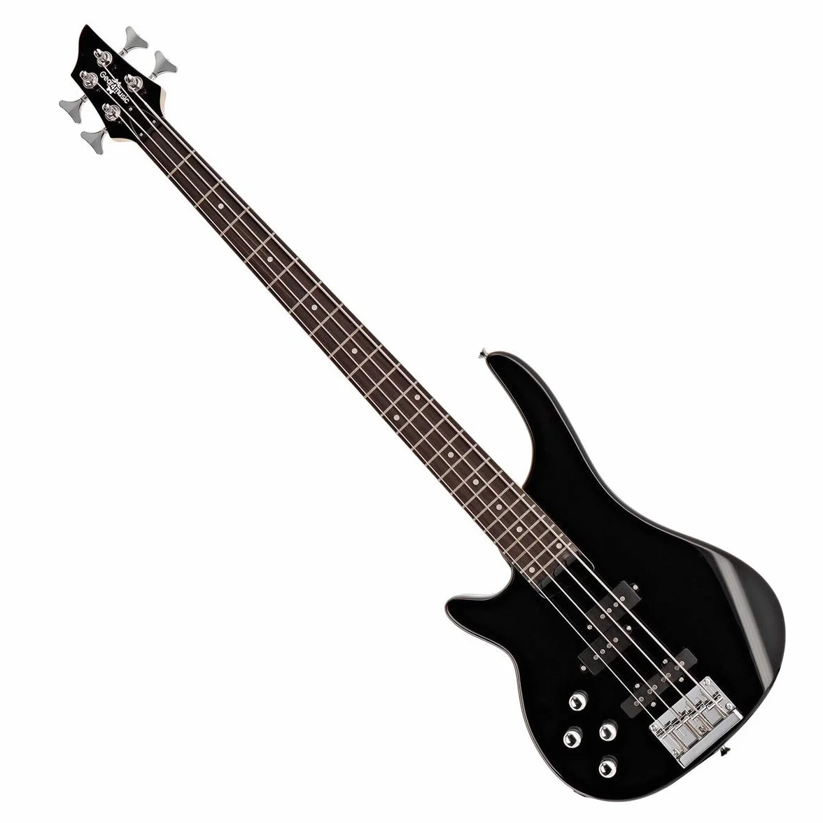 Bajo Zurdo Chicago de Gear4music, Negro