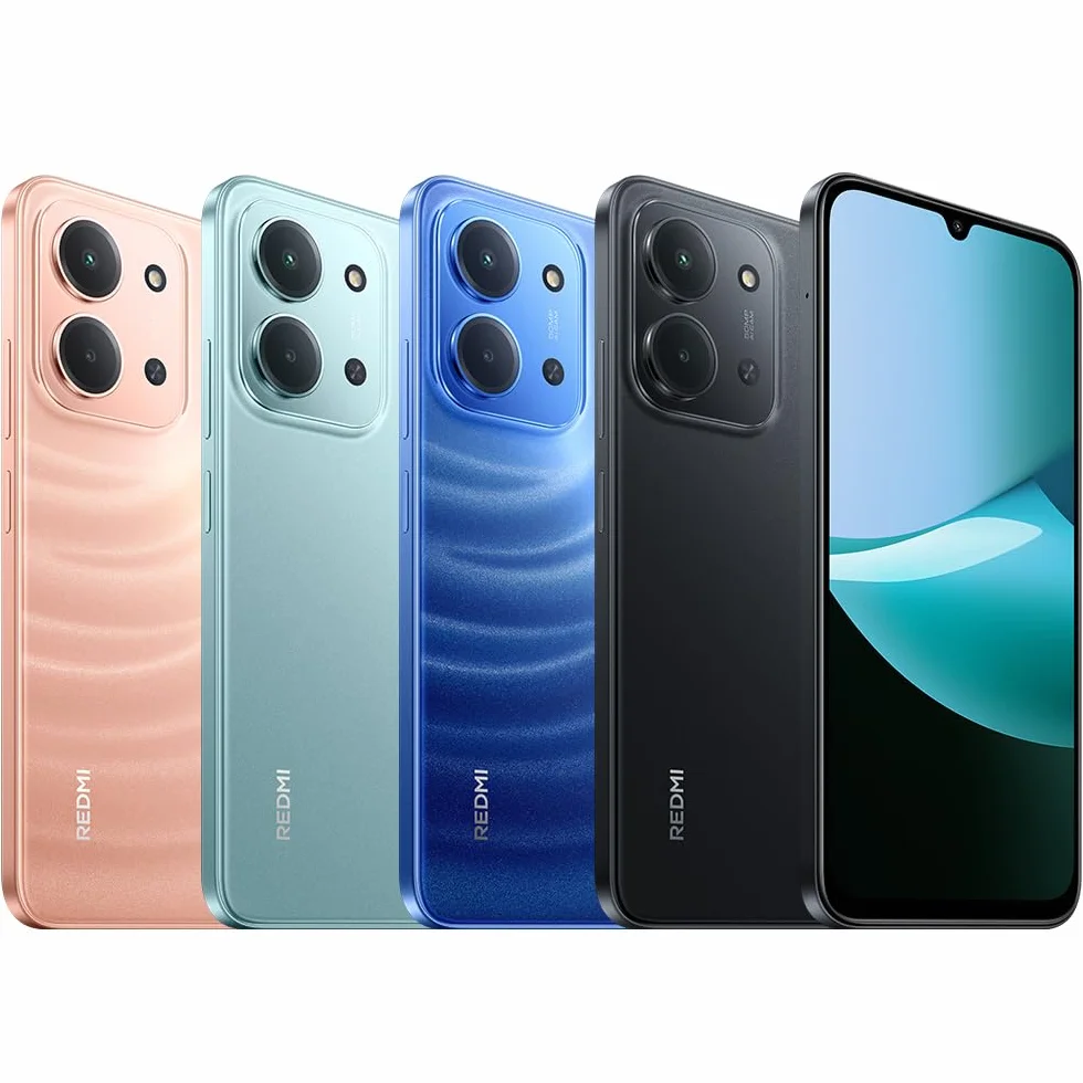 XIAOMI Redmi 15C - Smartphone de 4+128GB, Cámara Dual con IA de 50 MP, Pantalla inmersiva de 6,9" 120 Hz, Potente procesador octacore, Carga rápida de 33W, Cargador no Incluido, Negro (Versión ES)