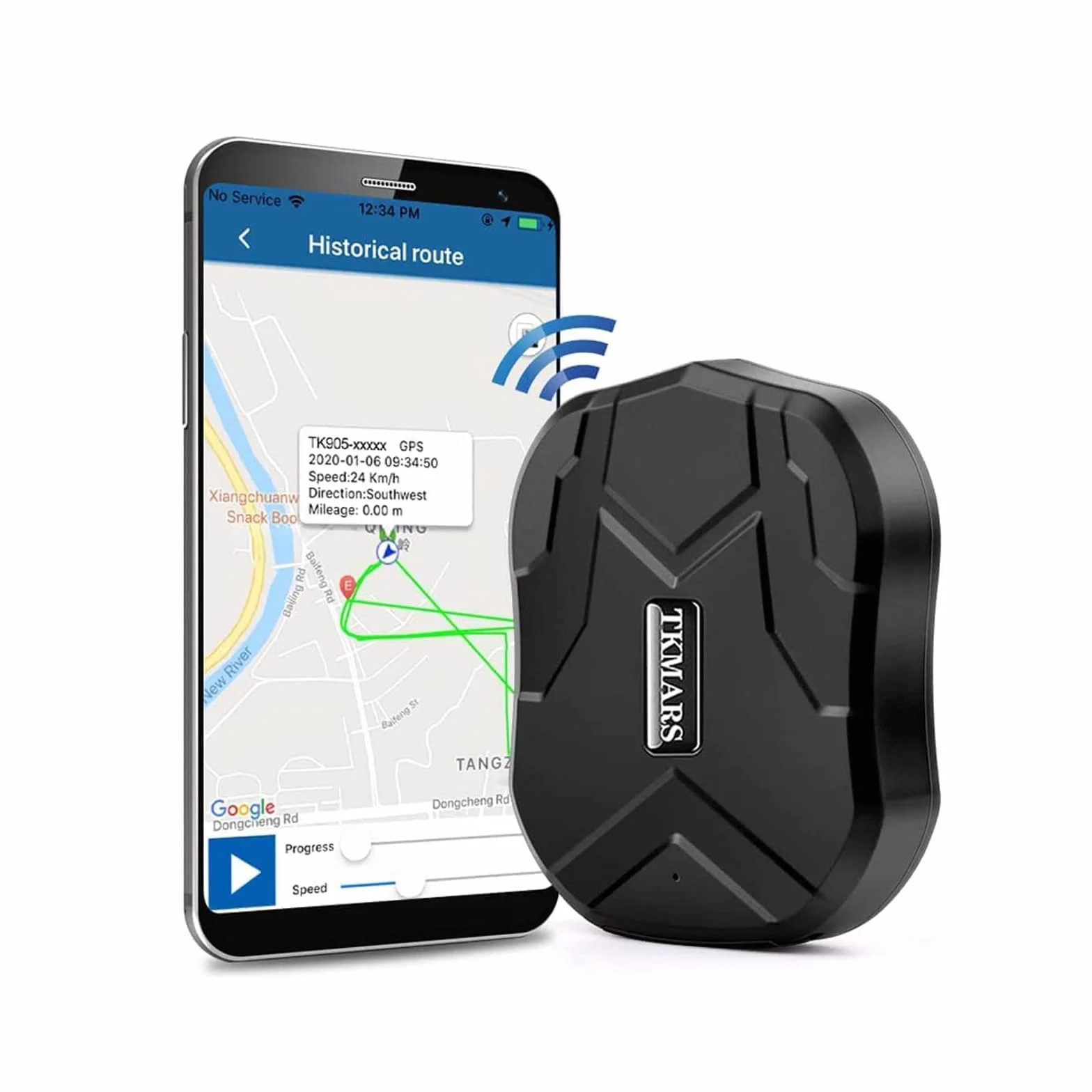 TKMARS TK905 Localizador GPS Coche IP65 5000mAh 90 Días Sin Suscripción