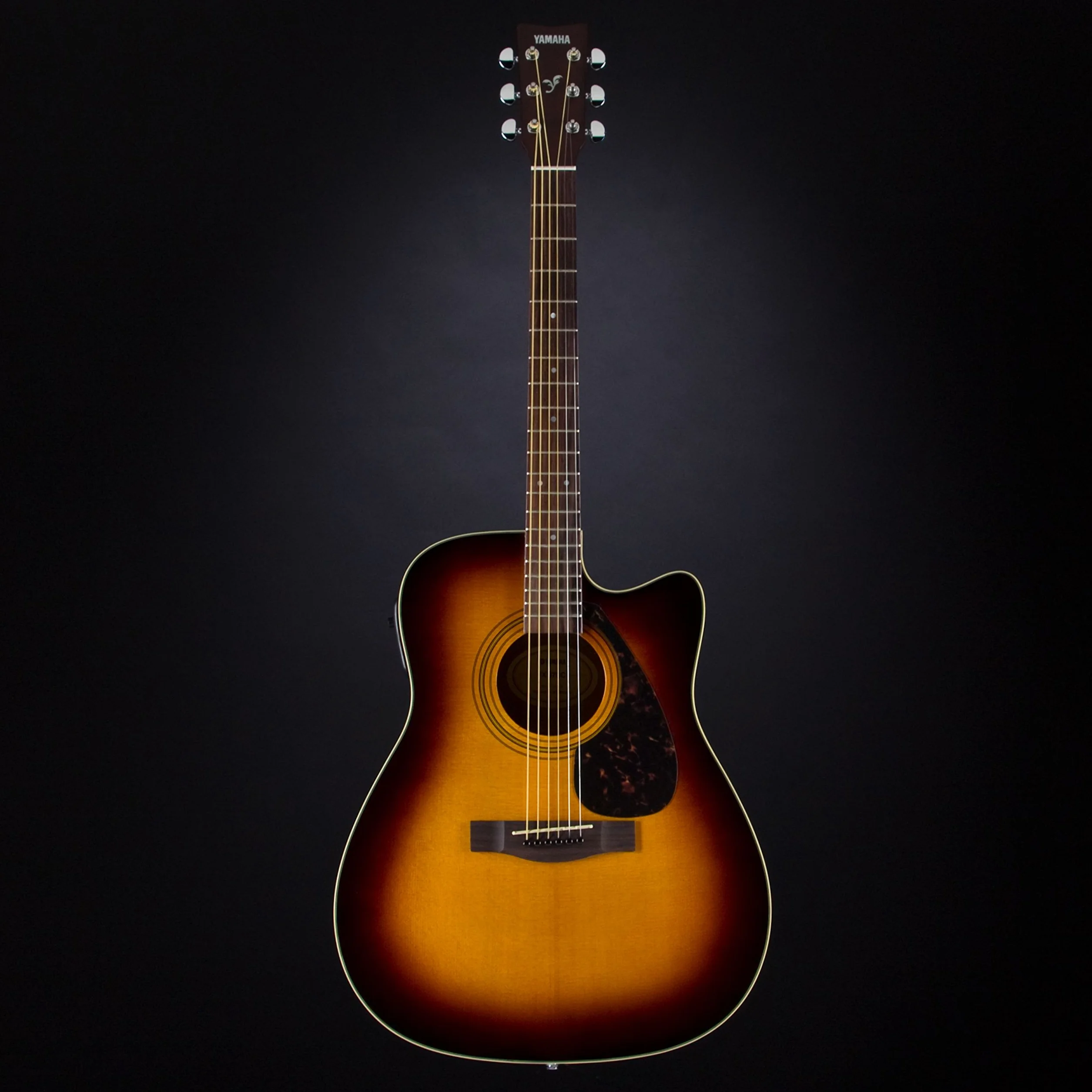 Yamaha FX370C - Guitarra electroac?stica con secci?n, tobacco sunburst