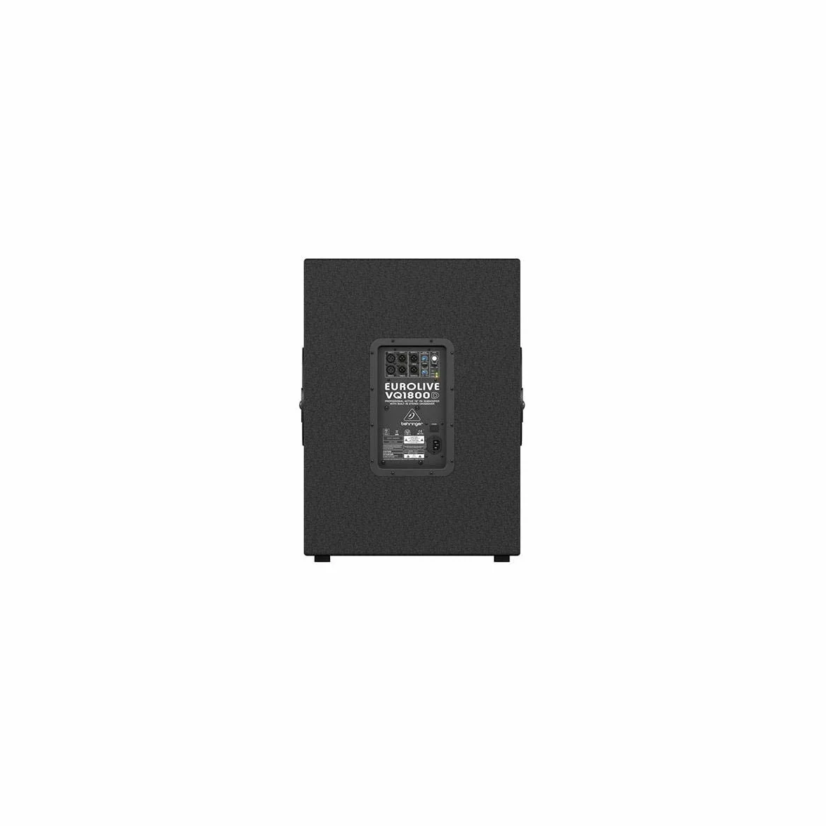 Behringer EUROLIVE VQ1800D Subwoofer profesional activo de 500 vatios y 18" PA con crossover estéreo integrado