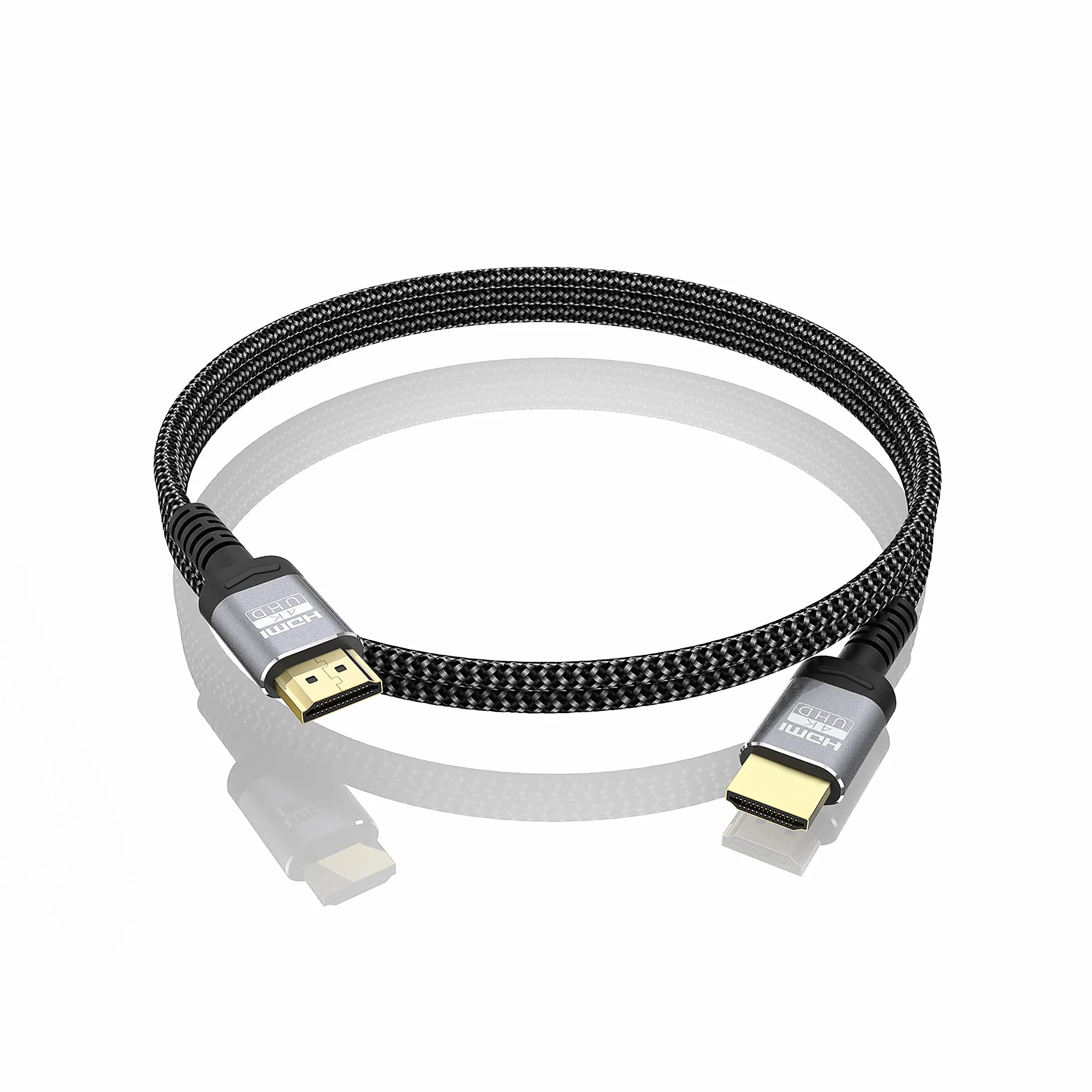 Soonsoonic Cable HDMI 4K 5 metros | Cable HDMI 2.0 de alta velocidad de 18 Gbps & 4K@60Hz HDR ARC HDCP2.2 CEC Ethernet trenzado | para TV UHD, monitor, laptop, Xbox, PS4/PS5 etc.