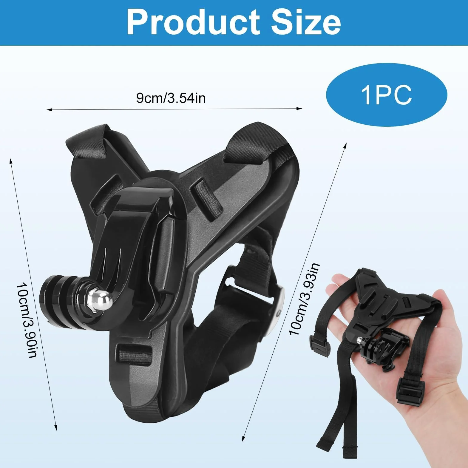 Soporte Casco de Moto Mento para GoPro Hero 13 12 11 10 9 8 7 6 5 para dji OSMO Action 5 Pro 4/3 para Session Soporte de Cámara de Gancho J Silicona Antideslizante Cámara de Acción Accesorios