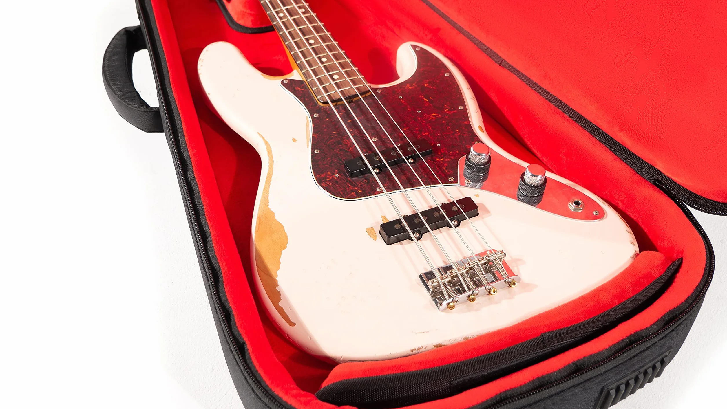 Gator Cases Icon Series Gig Bag Premium Resistente a la Intemperie para Bajos con Cremallera TSA; Negro (G-ICONBASS)