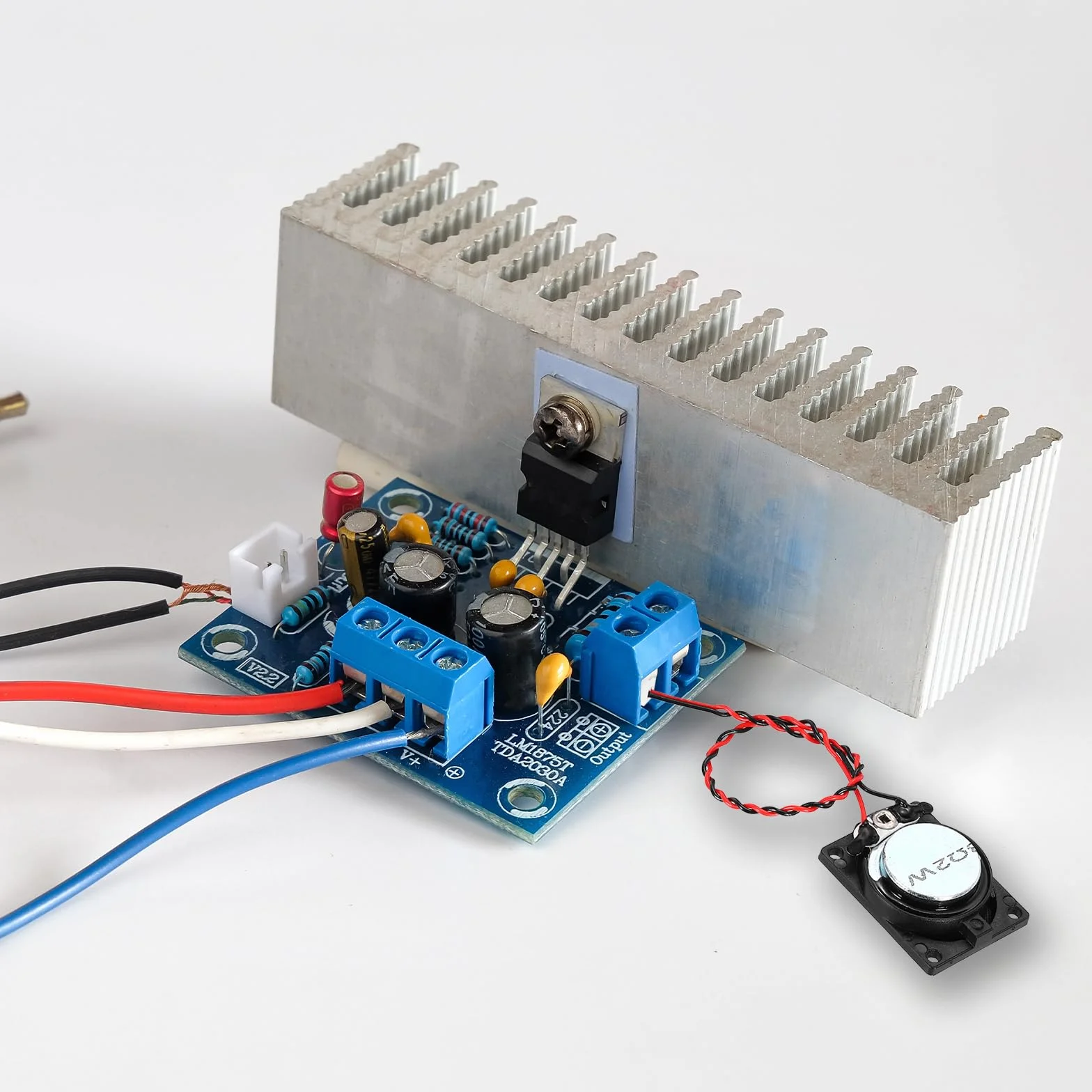 QUARKZMAN 4 unidades 2W 8 ohmios altavoces pequeños carcasa de metal redondos altavoz magnético interno