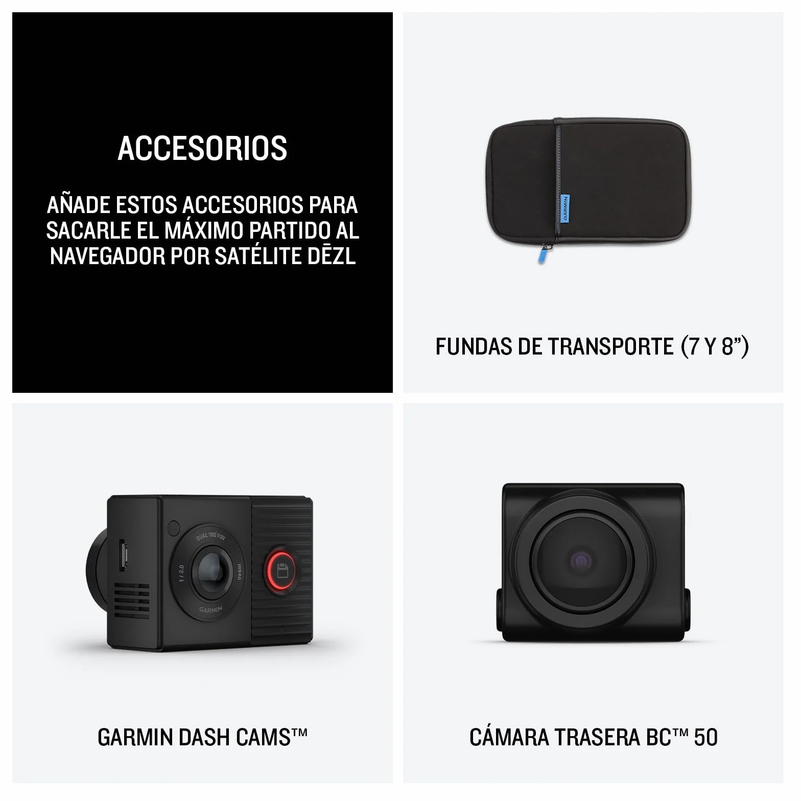 Garmin dēzl LGV720 GPS para camión 7'' Pantalla Brillante Mapas EU Tráfico Tiempo Real