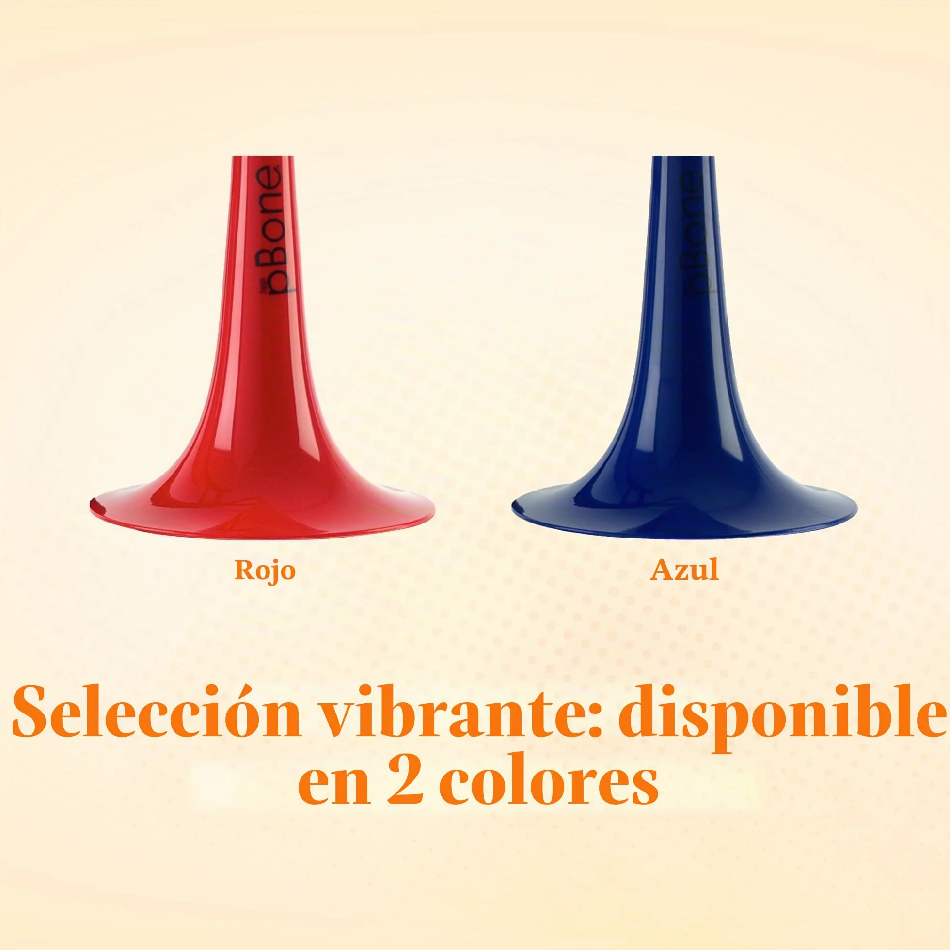 PBone 700639 - Trombón con boquilla y funda, color Azul