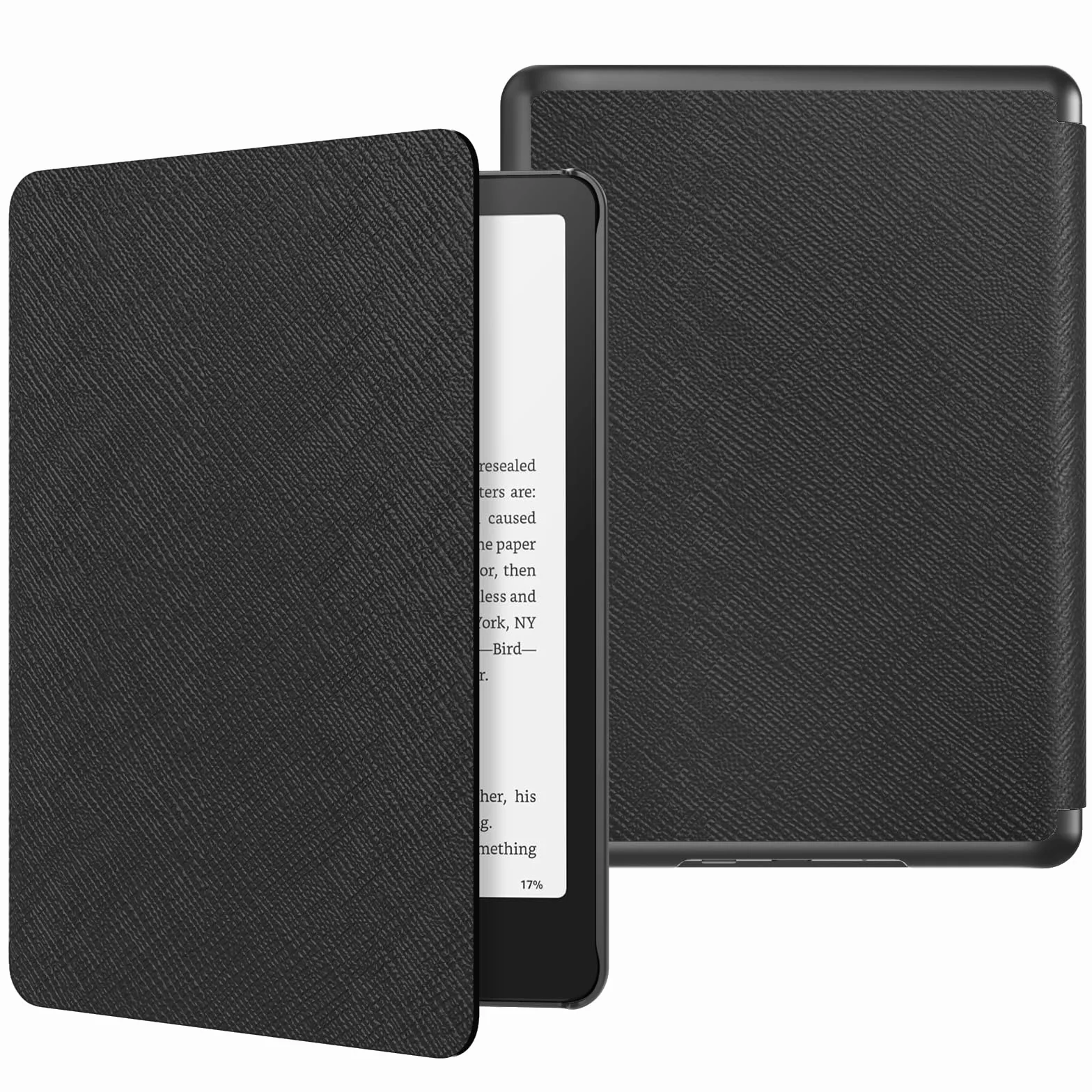 Funda para Kindle Paperwhite 12th Generation 2024 y Kindle Colorsoft Signature Edition 2024, Negro