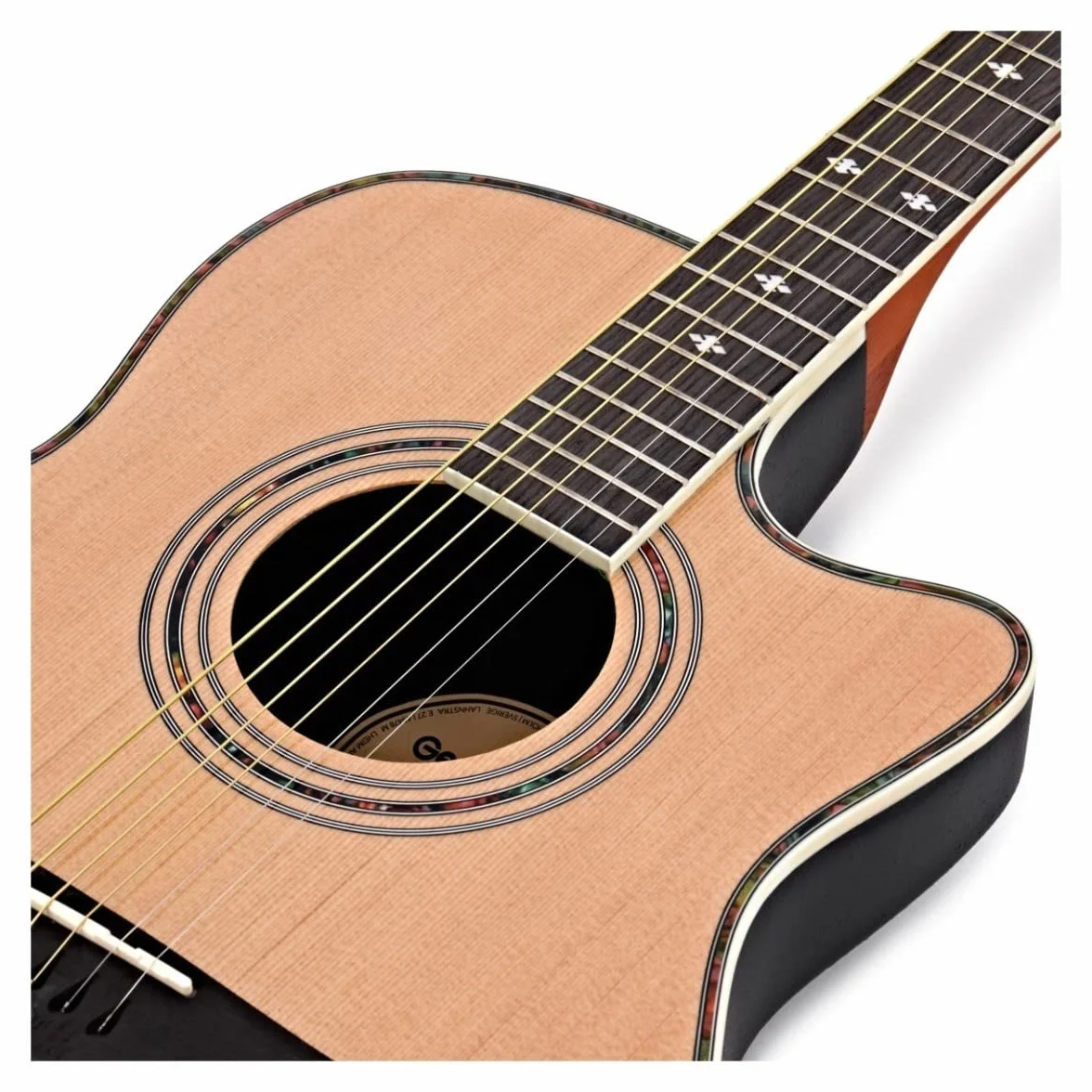 Guitarra electroacústica Roundback de Gear4music Natural