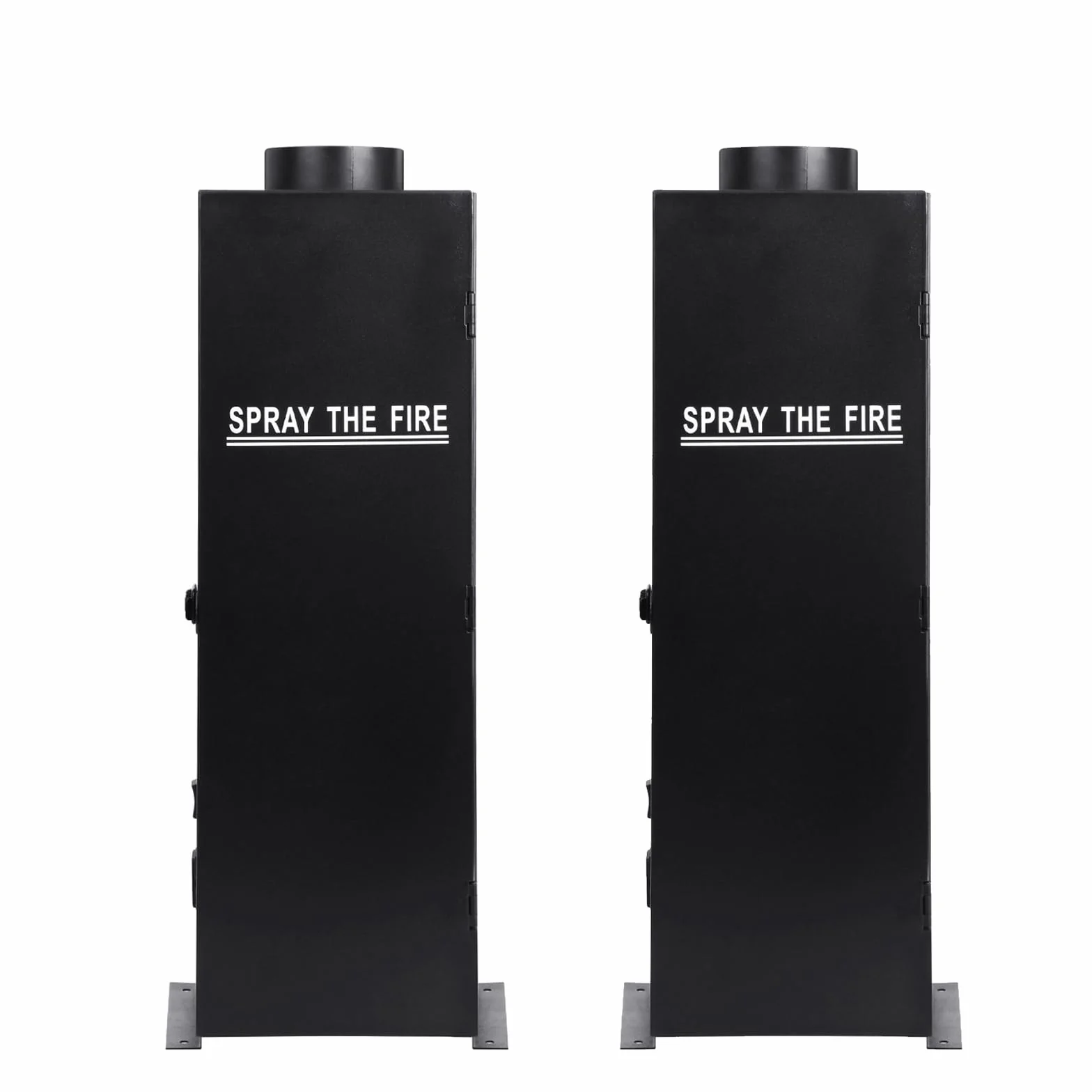 Ridgeyard Lote de 2 máquinas de efecto llama 200 W DMX512 Proyector de efecto llamas, Lanzallamas con controlador DMX, Máquina de Fuego de Efectos Especiales de Escenario, ceremonias de apertura