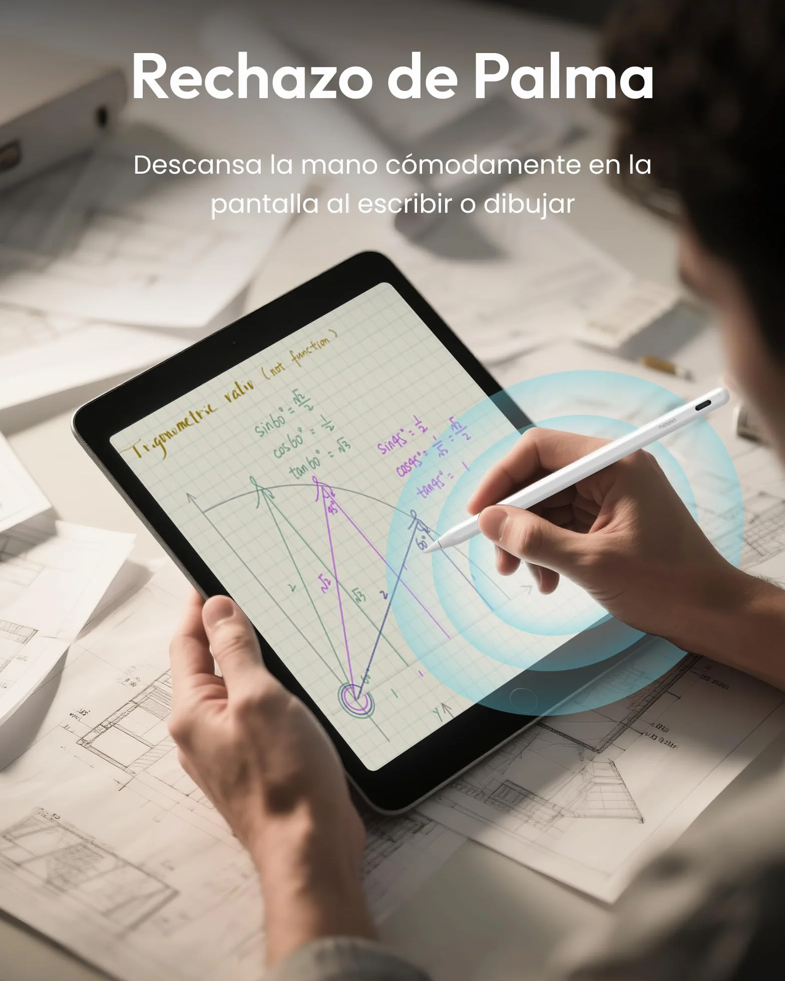 Metapen A8 Lápiz para iPad 2018-2026 con Atracción Magnética y Precisión de Píxeles
