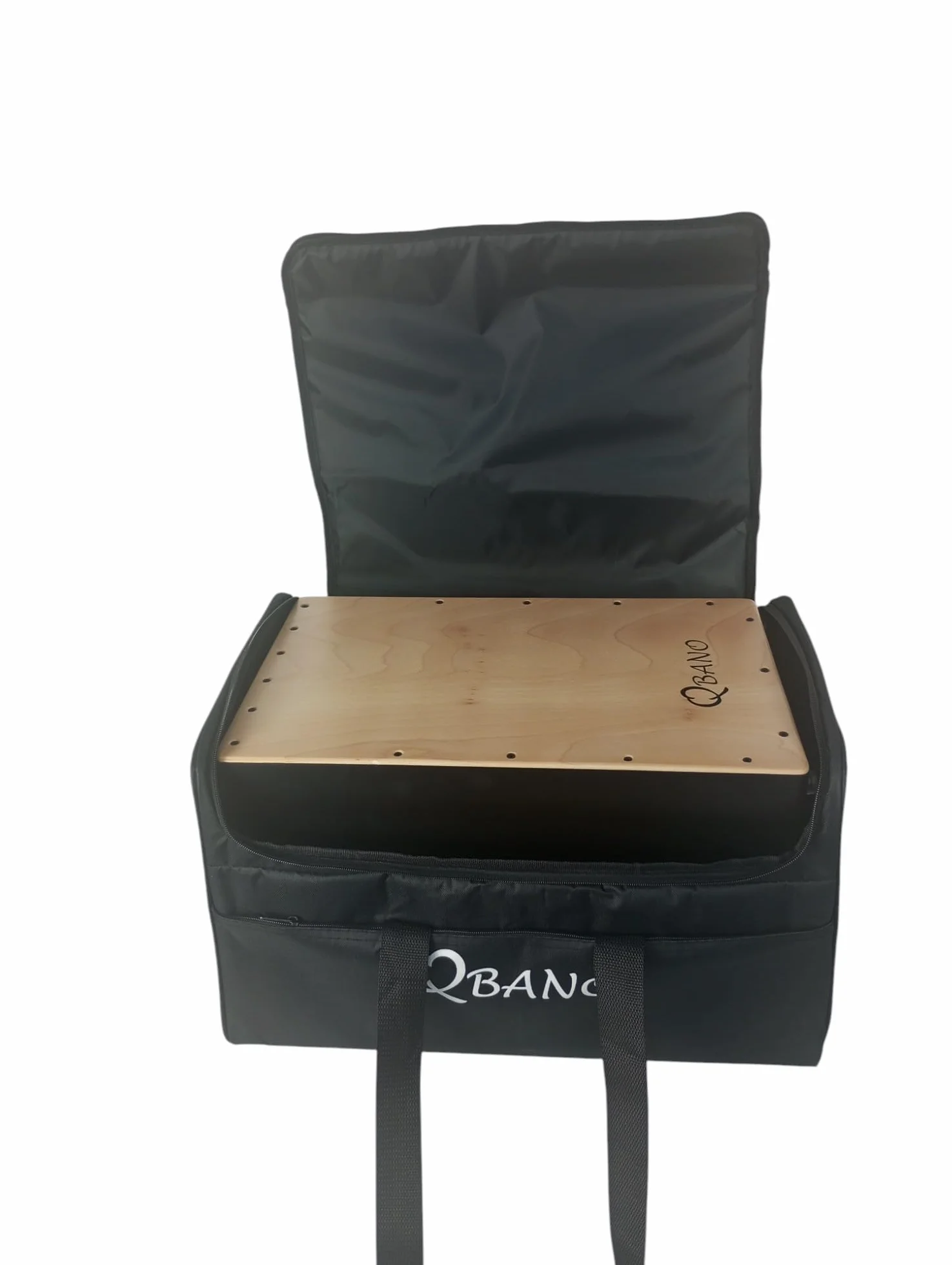Cajón Qbano flamenco con funda acolchada