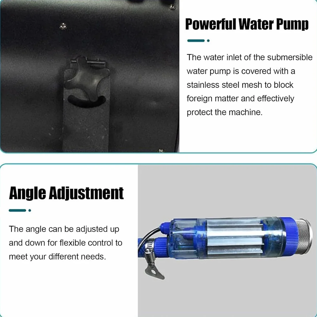 Máquina De Espuma 1000 W para Fiestas Al Aire Libre,Cañón Espuma,Distancia 6 a 10 M/área 80 M²,ángulo Ajustable,Efecto Escenario,para Fiestas Y Cumpleaños Niños Y Niñas,Plug-intype