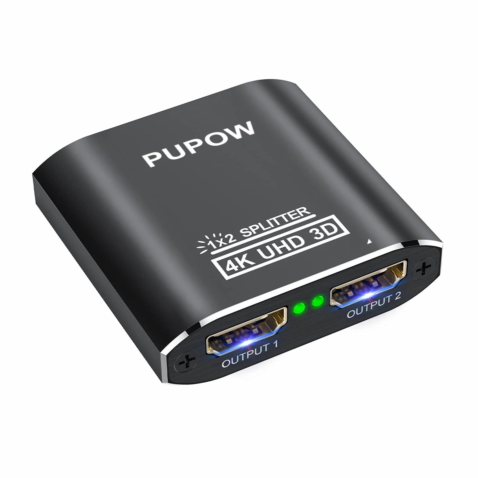 HDMI Splitter 4K Aluminio 60Hz 3D 1080P Divisor para HDTV PS3 PS4 Xbox STB