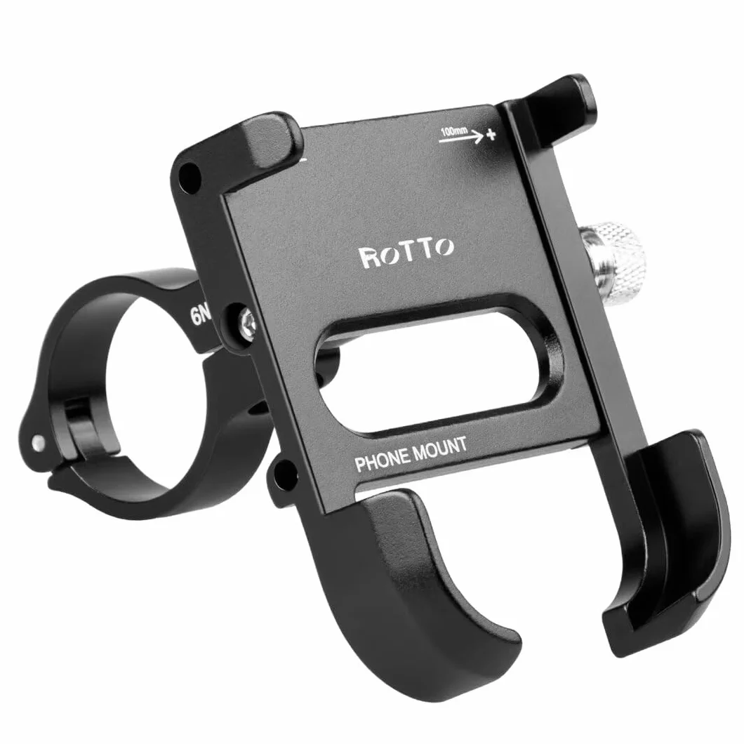 ROTTO Soporte Móvil Bicicleta 360° Rotación Aluminio Robusto Universal