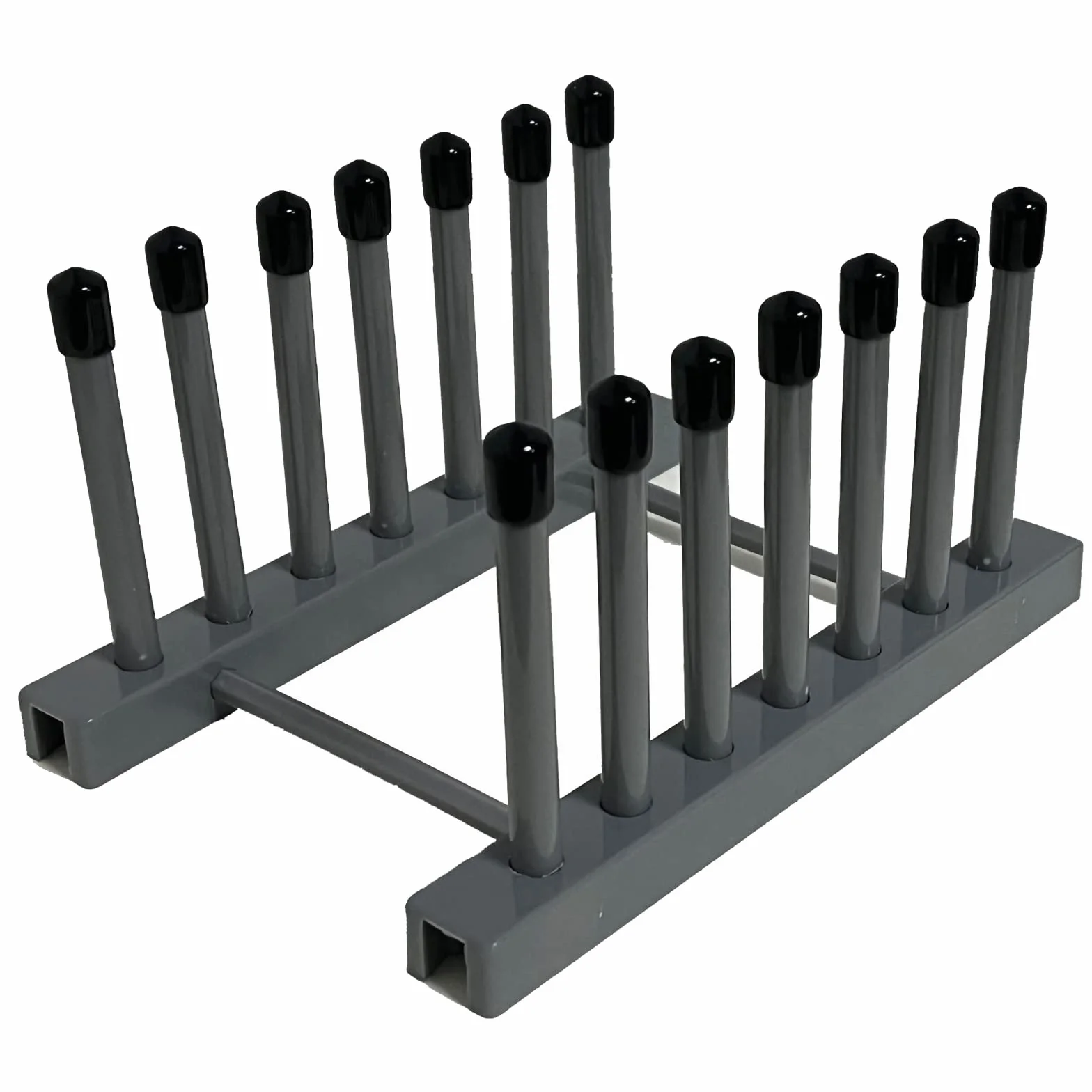 Soporte de almacenamiento de discos de vinilo, organizador de registros, estante de secado para dispositivos de limpieza, compatible con discos o LPs, (no incluye registros), color gris
