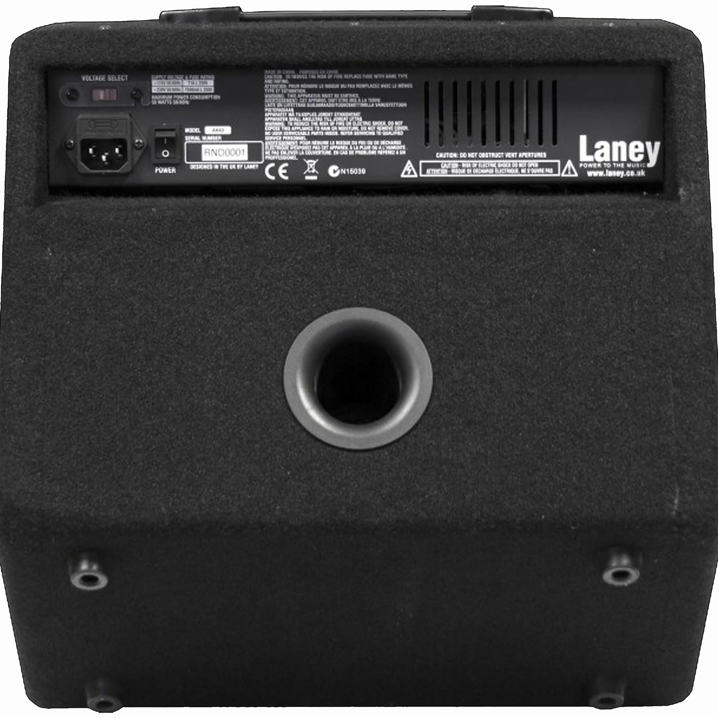 Laney Audiohub Series AH40 - Multi-Input Combo Amp - 40 W - 8 Inch Woofer