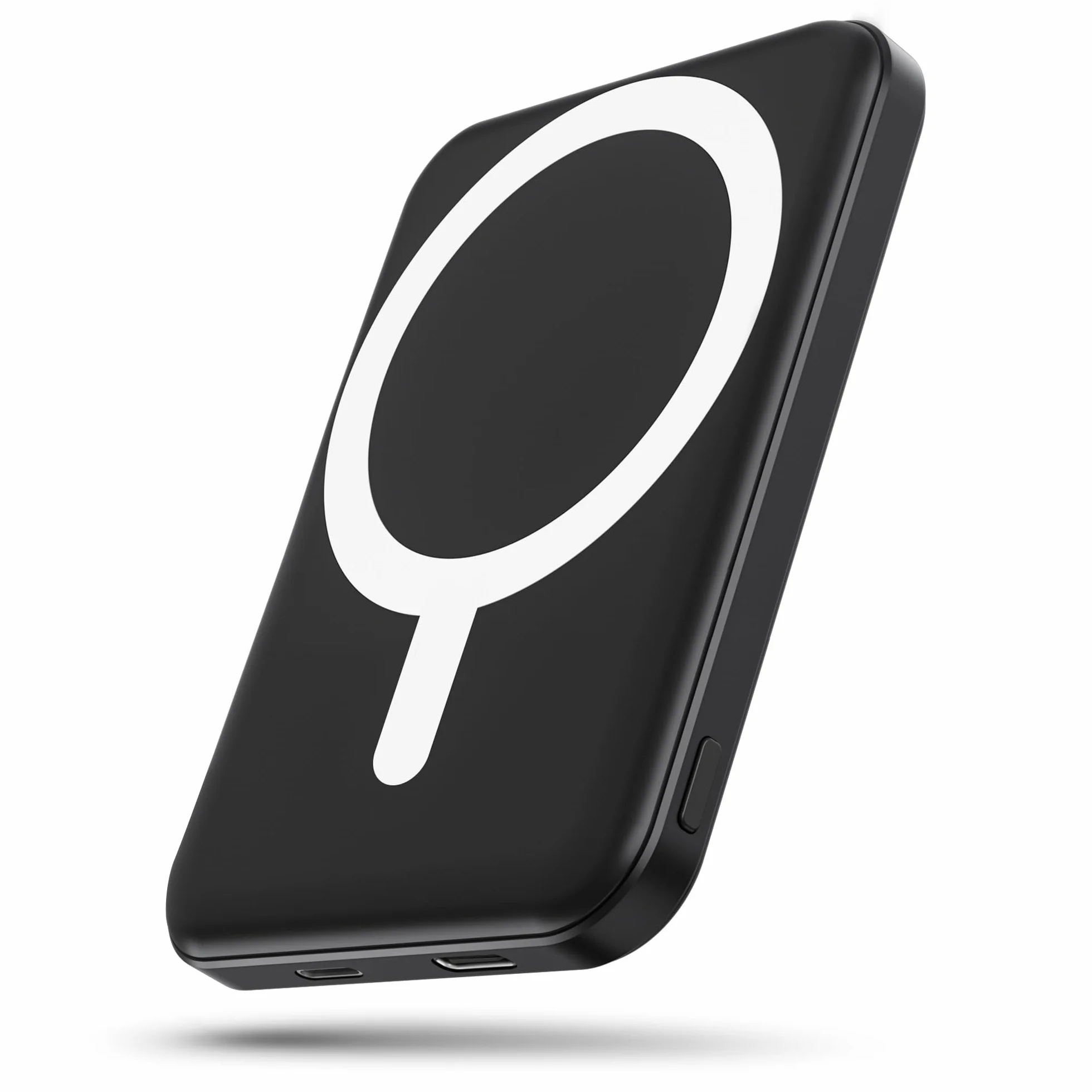 podoru Power Bank for mag-Safe 5000mAh, Power Bank Magnético con USB-C Cable Bateria Portatil Carga Rapida Inalámbrico Bateria Externa iPhone para iPhone 17/16/15/14/13/12 Serie, Negro