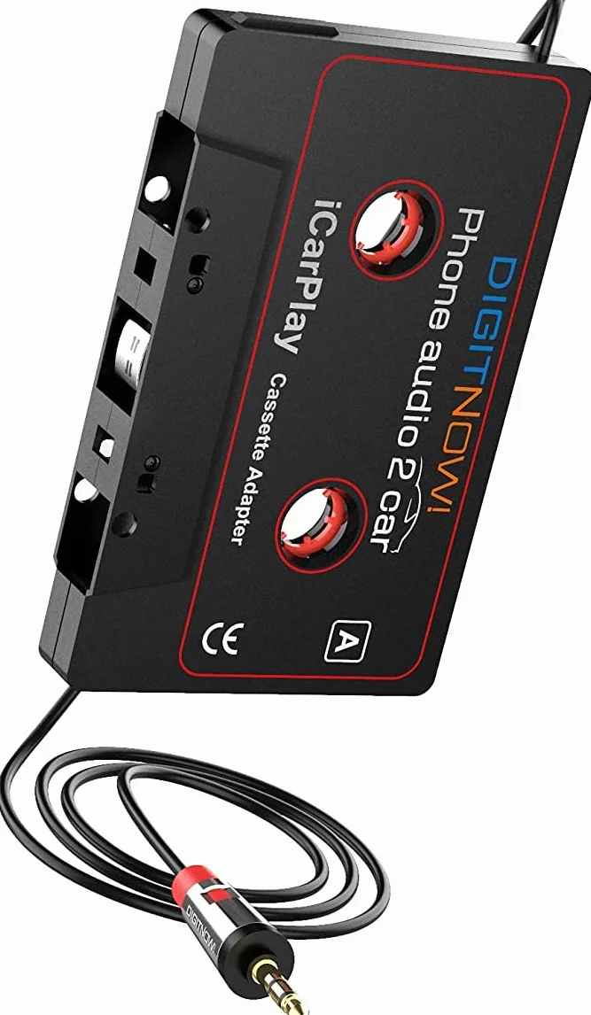 DIGITNOW! Adaptador de Cassette para Coche aux en iPods, teléfonos inteligentes, reproductores de MP3 o walkman