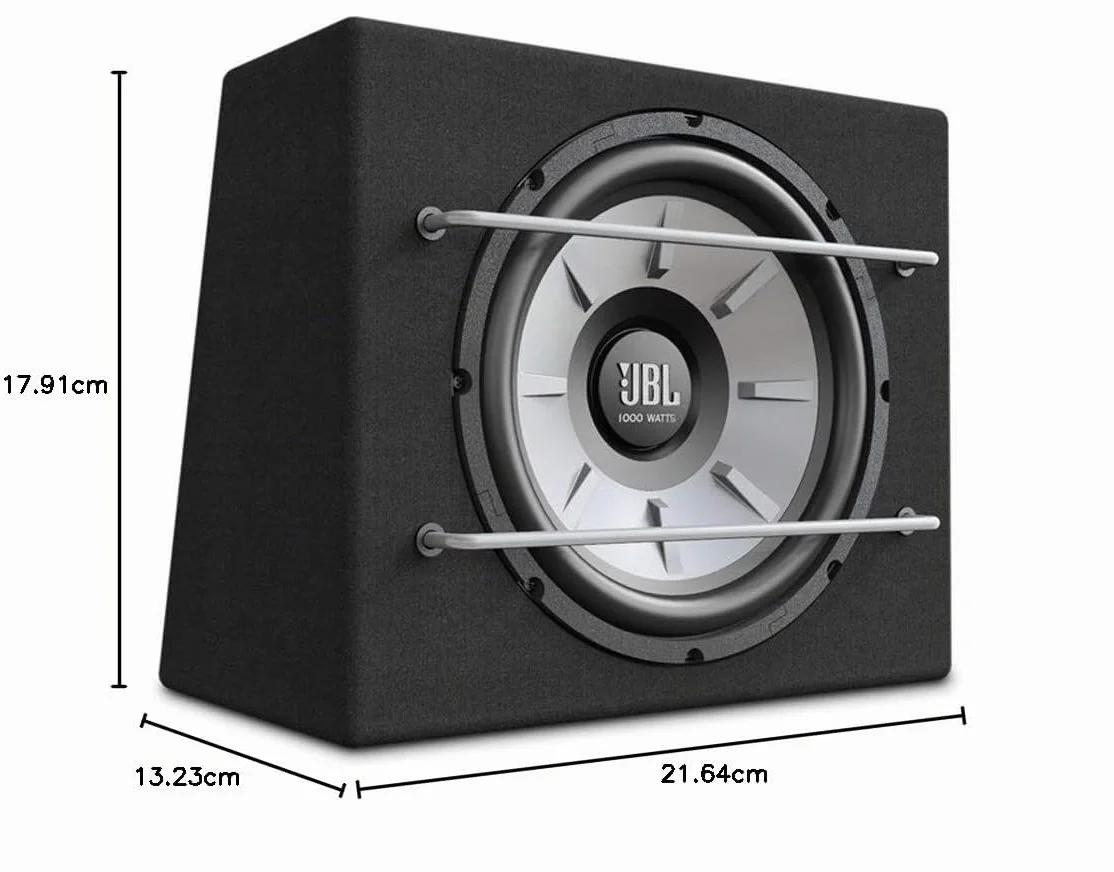 JBL Stage 1200B Subwoofer Coche - 1000 Watt Harman Kardon Car hifi - 12" JBL Bass Reflex Subwoofer con Carcasa