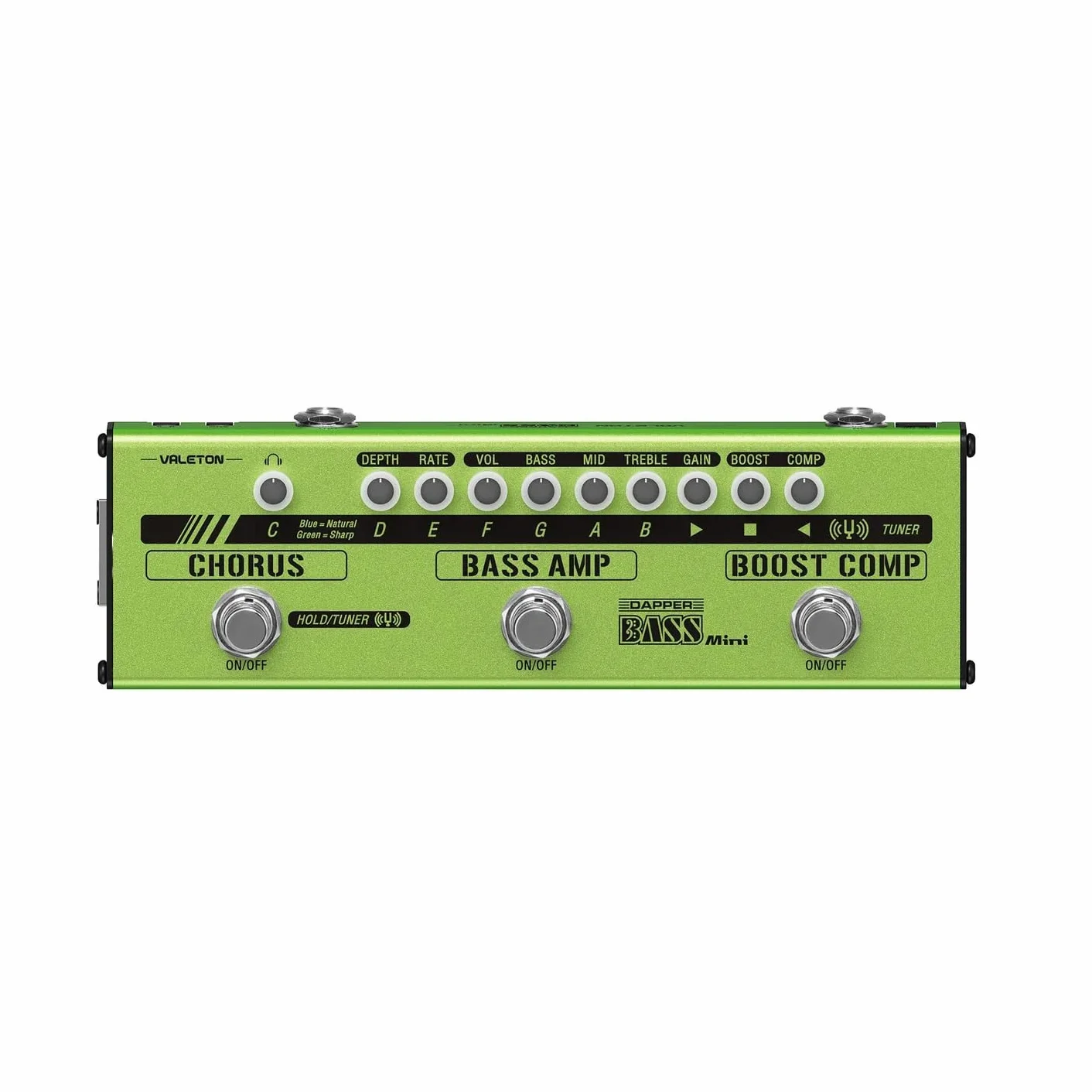 Valeton MES-2 - Mini tira de efecto de bajo elegante