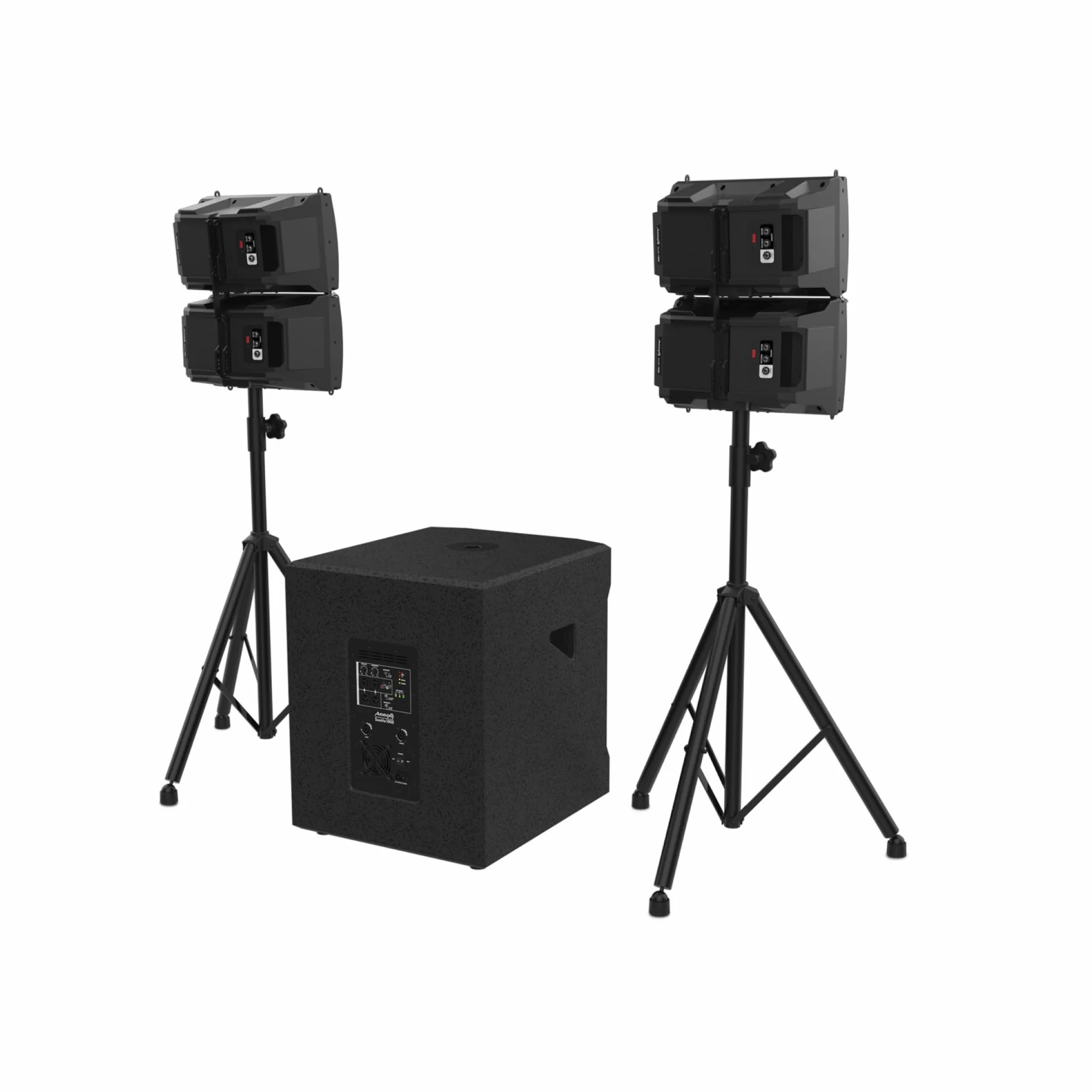 Audibax Seattle 1000 Sistema PA Line Array Bluetooth + Soportes