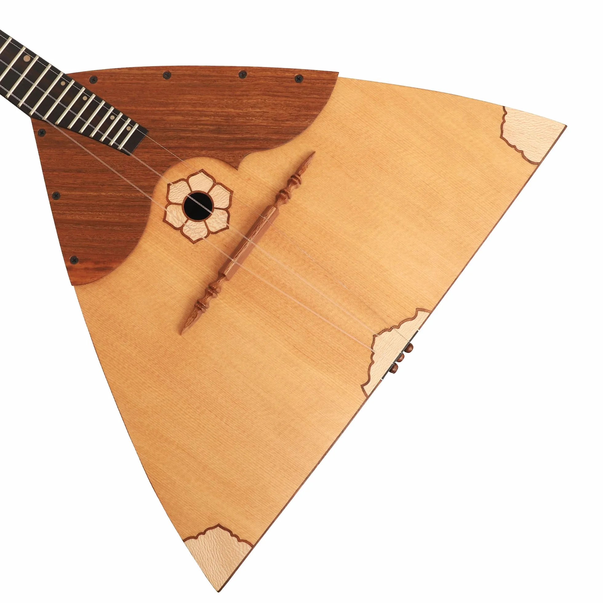 Heartland Deluxe Prima Balalaika, 3 cuerdas de palisandro, balalaika ruso, Prima Balalaika