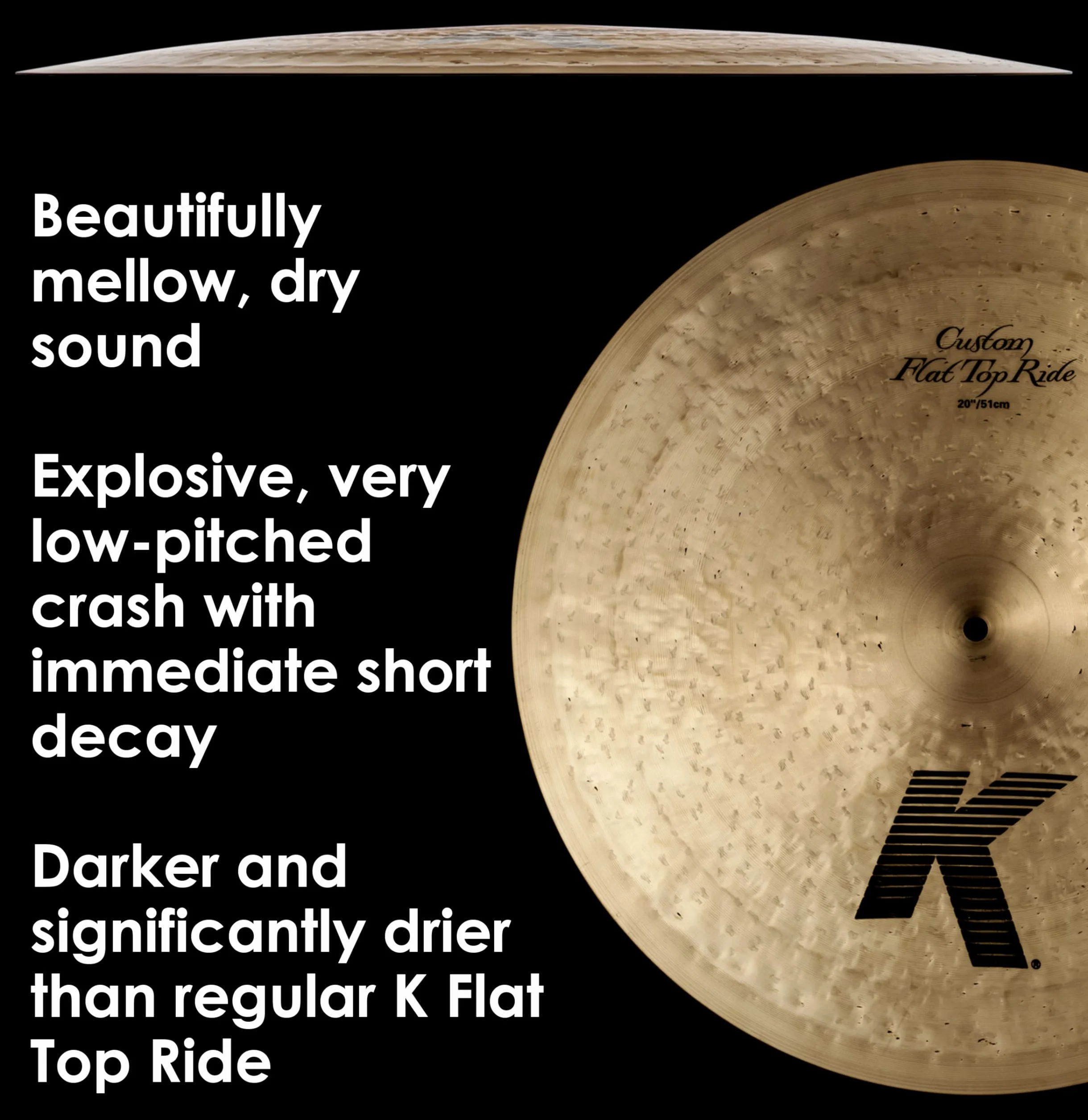 Zildjian K Custom Series - 20" Dark Ride Cymbal