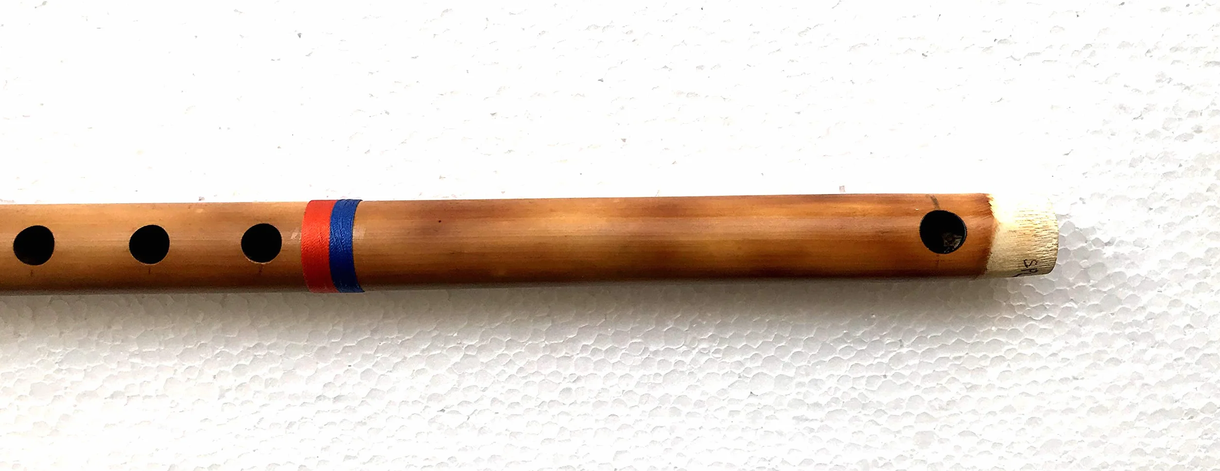Flauta profesional Carnatic Venu G# Sharp Bass Escala 66 cm 8 agujeros South Bansuri