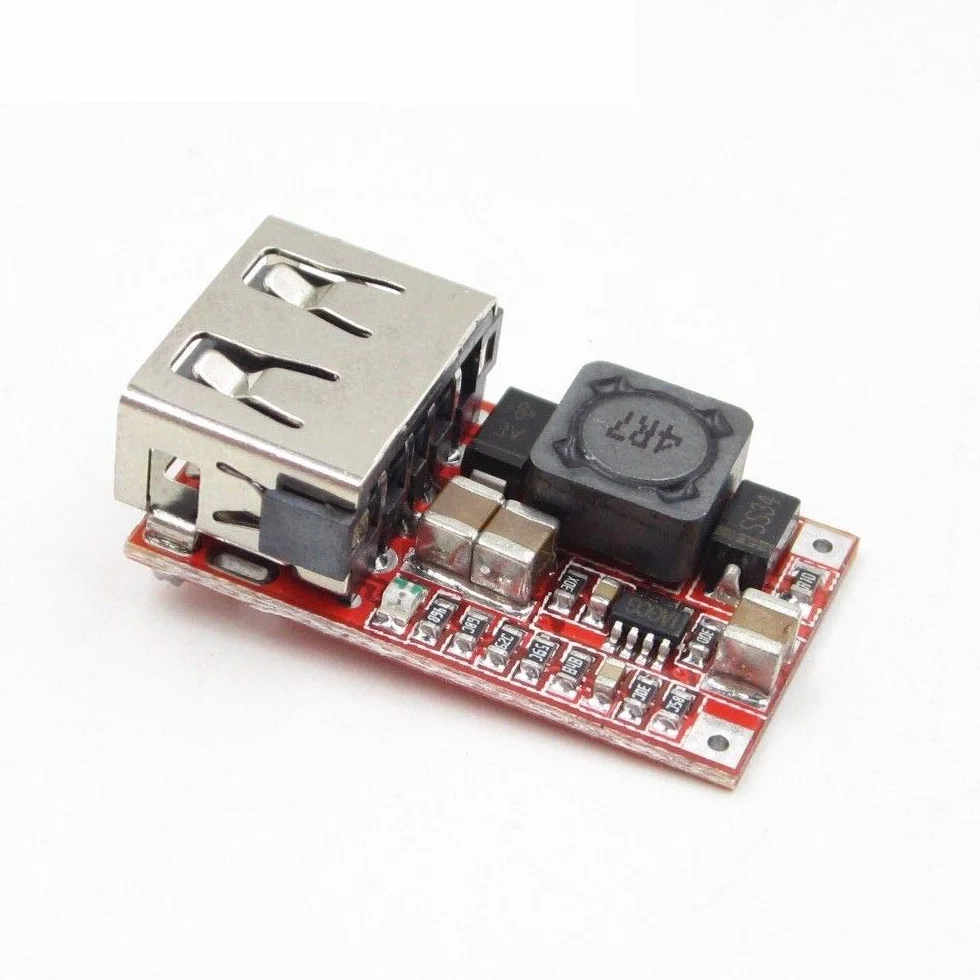 5pcs 6-24V 24V 12V to 5V USB Step Down Module DC-DC Converter