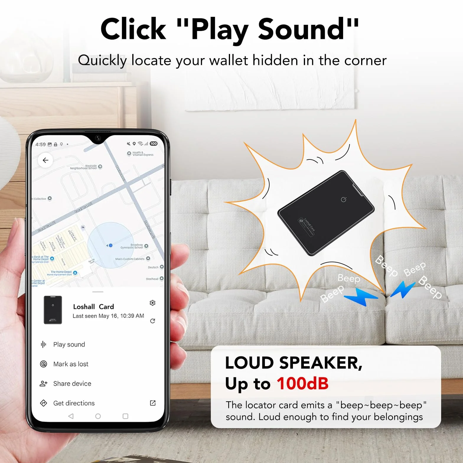 2026 Bluetooth 5.4 Wallet Smart Tracker Card 2 Pack 1.6mm IP68 Impermeable Localizador Bluetooth Google Find Hub Negro