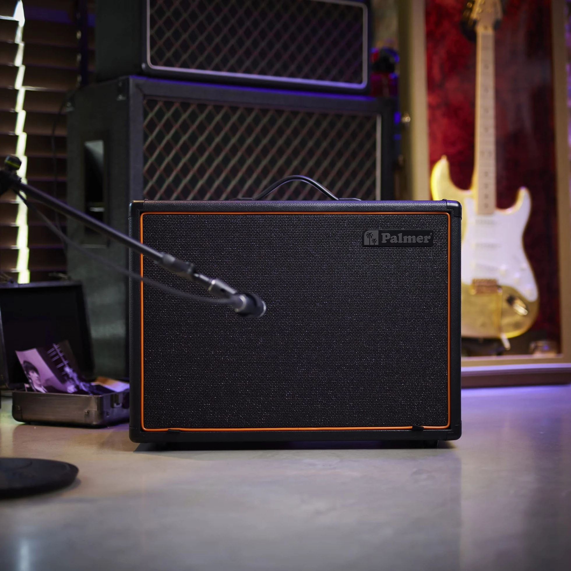 Palmer CAB 112 BX GBK - Caja de altavoces para guitarras con Celestion Greenback 1 x 12, apertura trasera