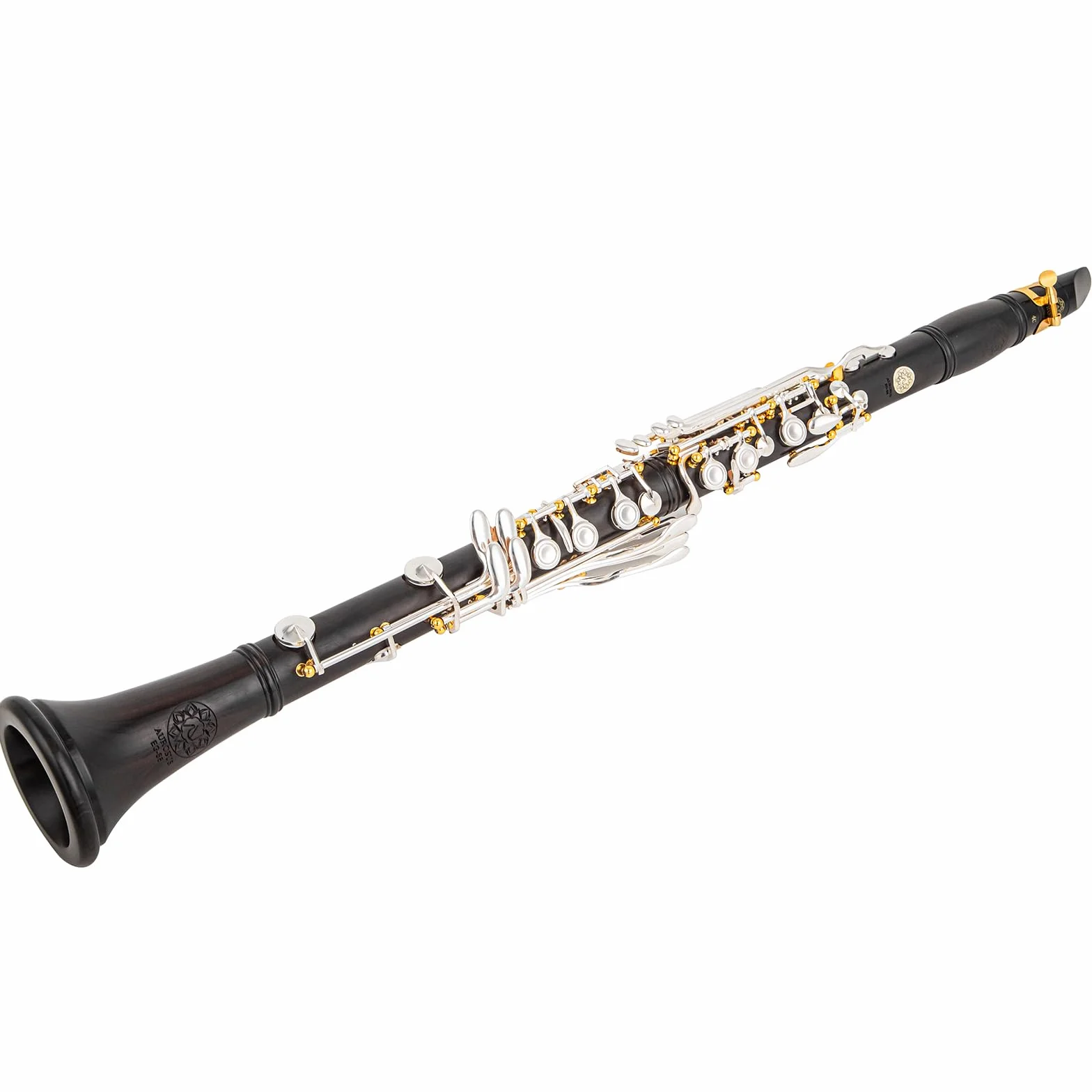Mecanismo de meseta EG-S - Agujeros cubiertos, 17 teclas, 18 teclas, cuerpo de ébano chapado en plata, clarinetes para jugar al aire libre en invierno para jugadores con manos muy pequeñas