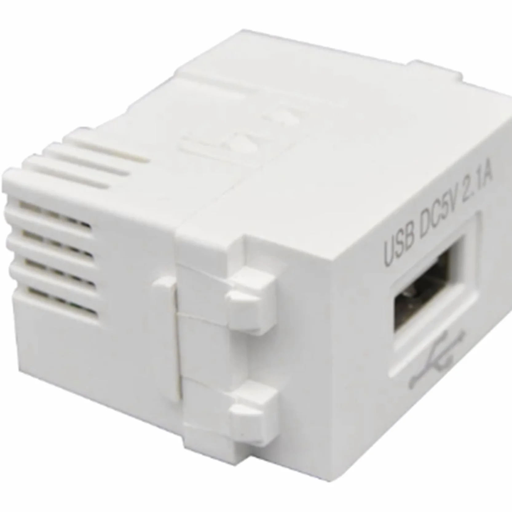 Panel de Carga para teléfono móvil, 220 V, Transformador de 5 V, 2,1 A, Enchufe de Carga USB, Adaptador de conmutación, 1 Unidad