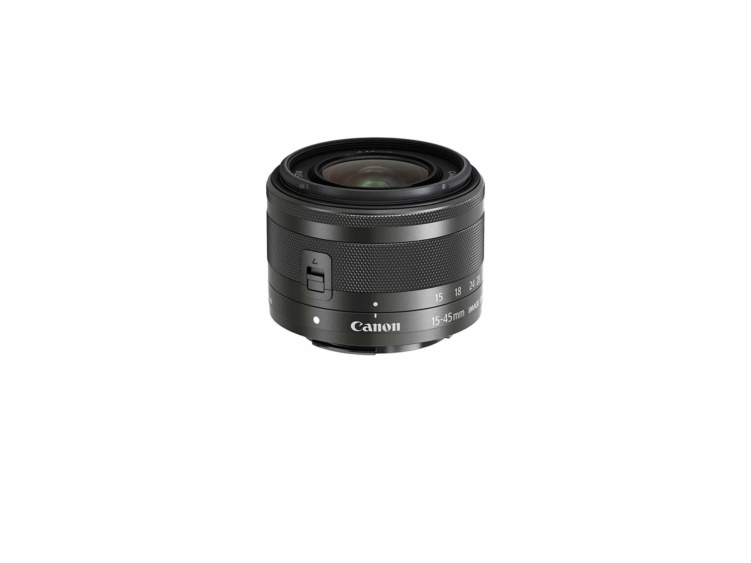 Canon EF-M 15-45 mm IS STM Objetivo Zoom Gran Angular para EOS M, f/3.5-6.3, Negro
