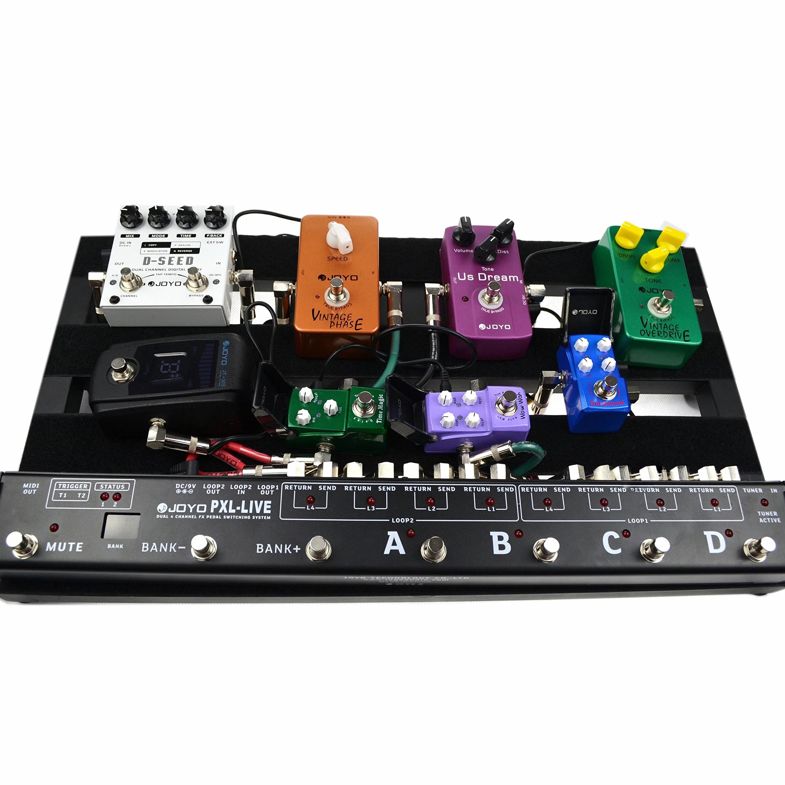 JOYO PXL LIVE - Pedal De Efecto Bucle Interruptor Sistema con Amperio interruptor