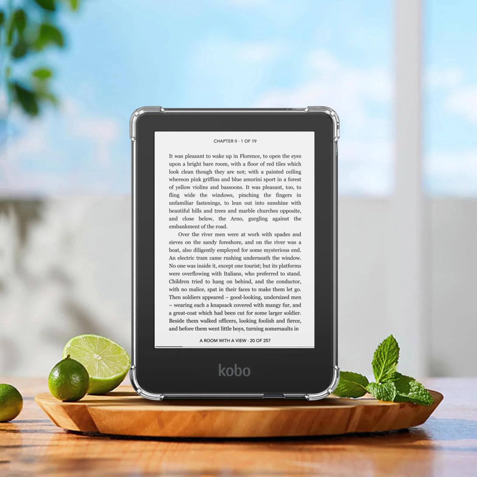 Vancle Funda para Kobo Clara Colour 6" / Clara BW 6" / Clara 2E 6" eReader (2024/2022), Carcasa Protectora Fina Transparente Anticaídas Reforzada
